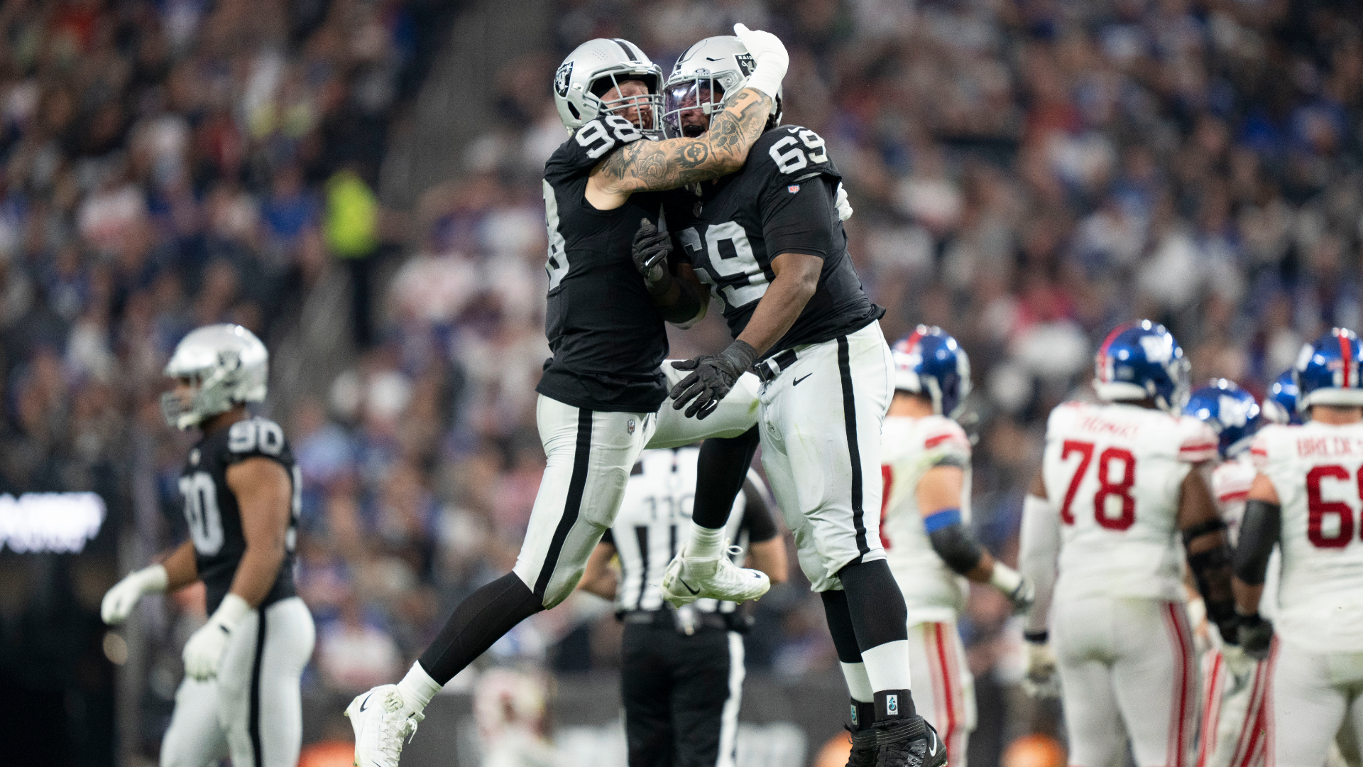 Las Vegas Raiders defensive end Maxx Crosby