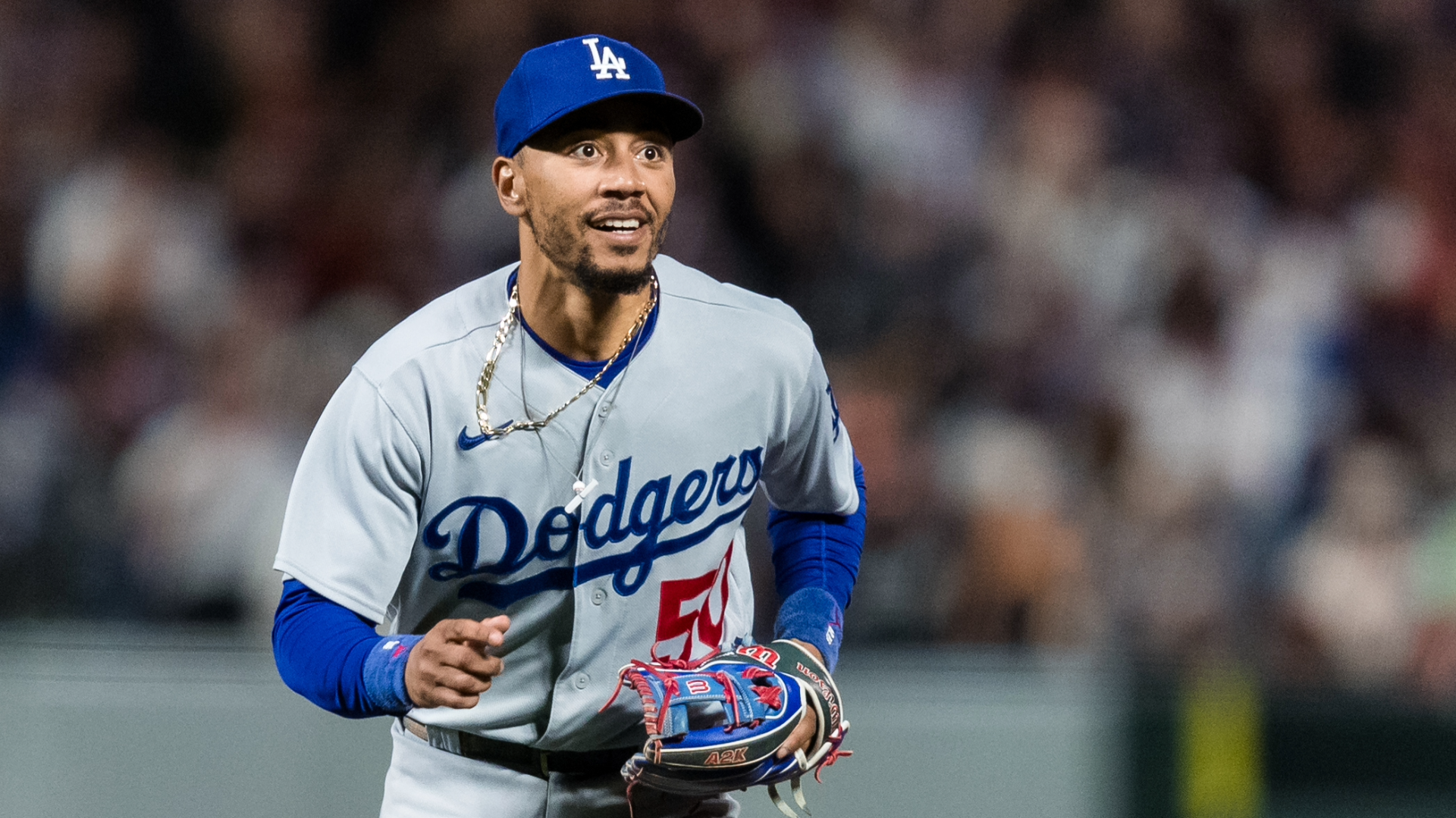 Los Angeles Dodgers second baseman Mookie Betts