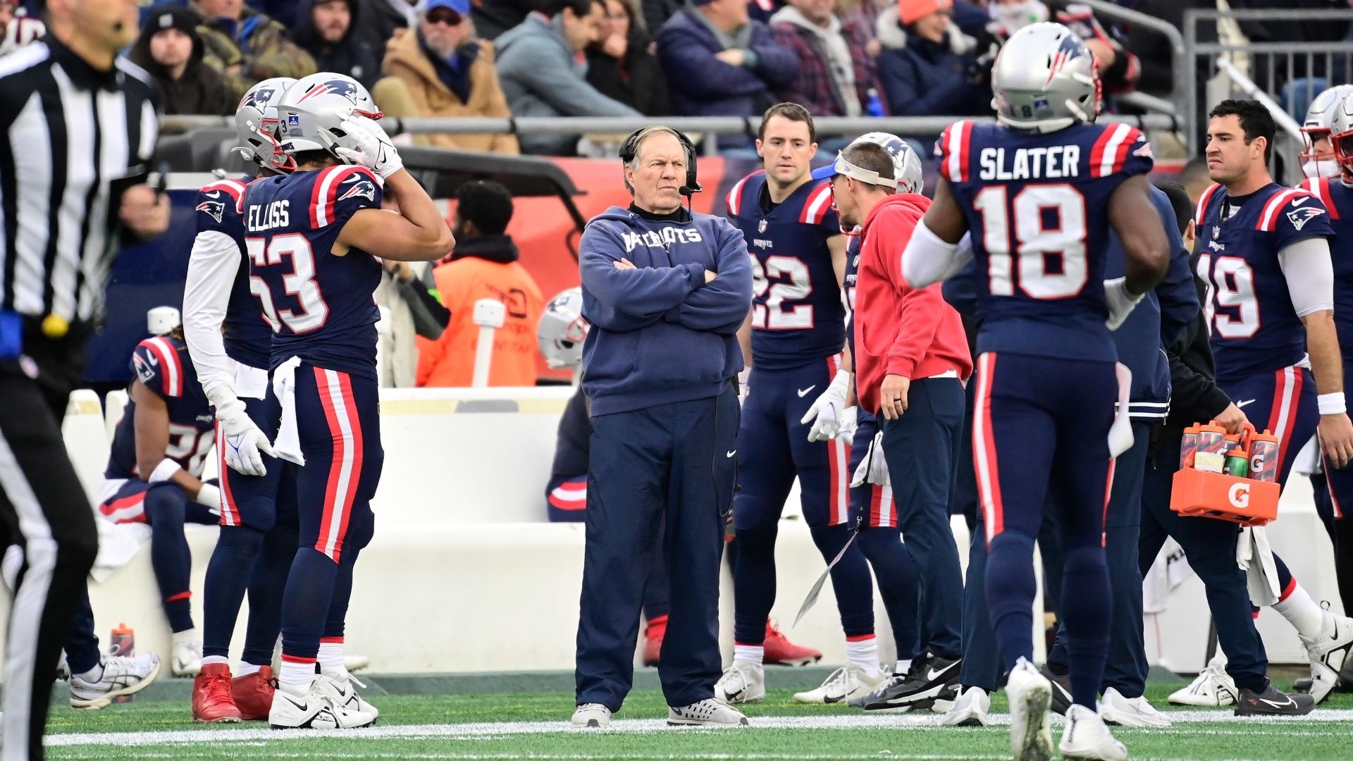 New England Patriots head coach Bill Belichick