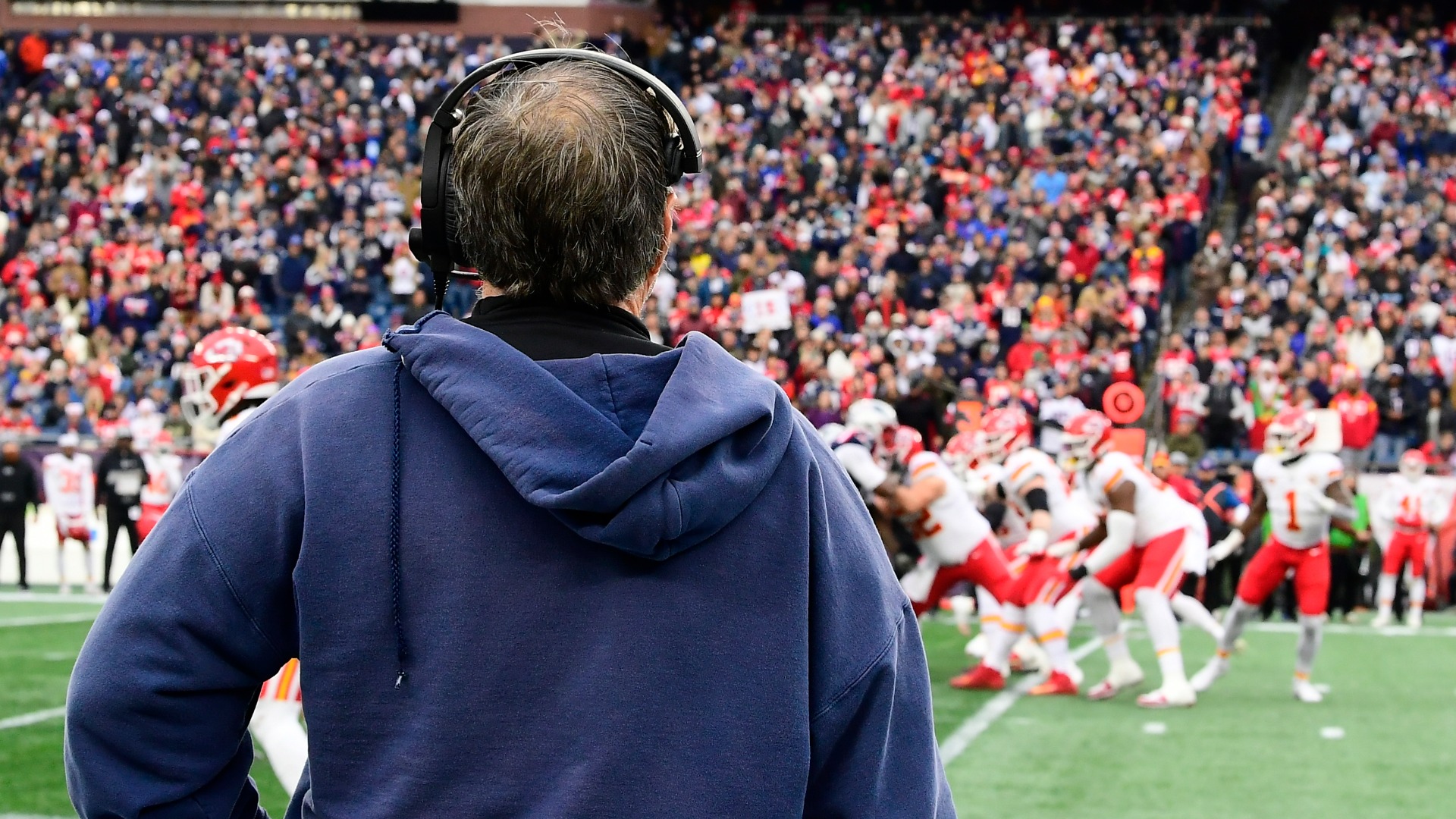 New England Patriots head coach Bill Belichick