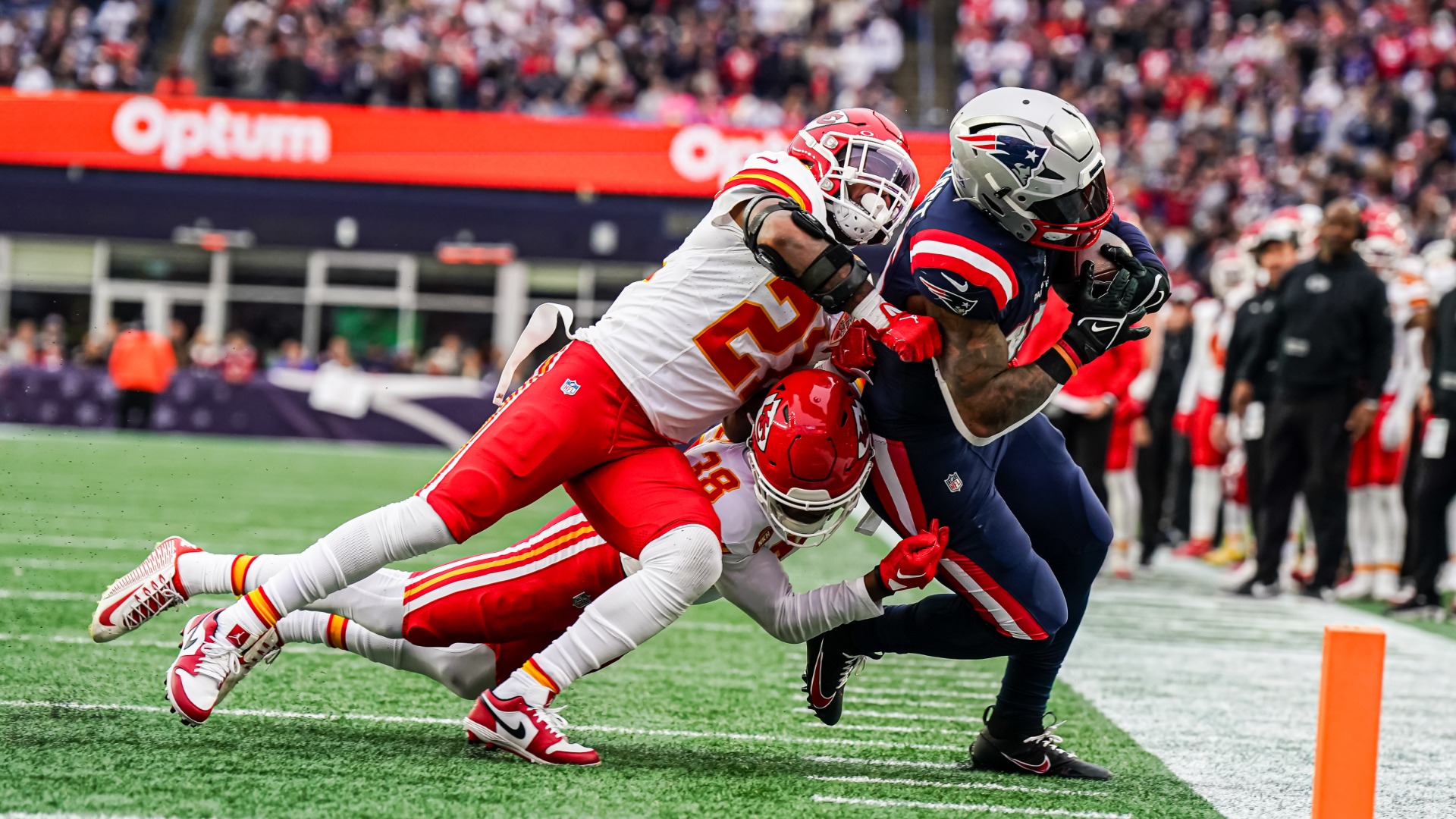 New England Patriots running back Ezekiel Elliott