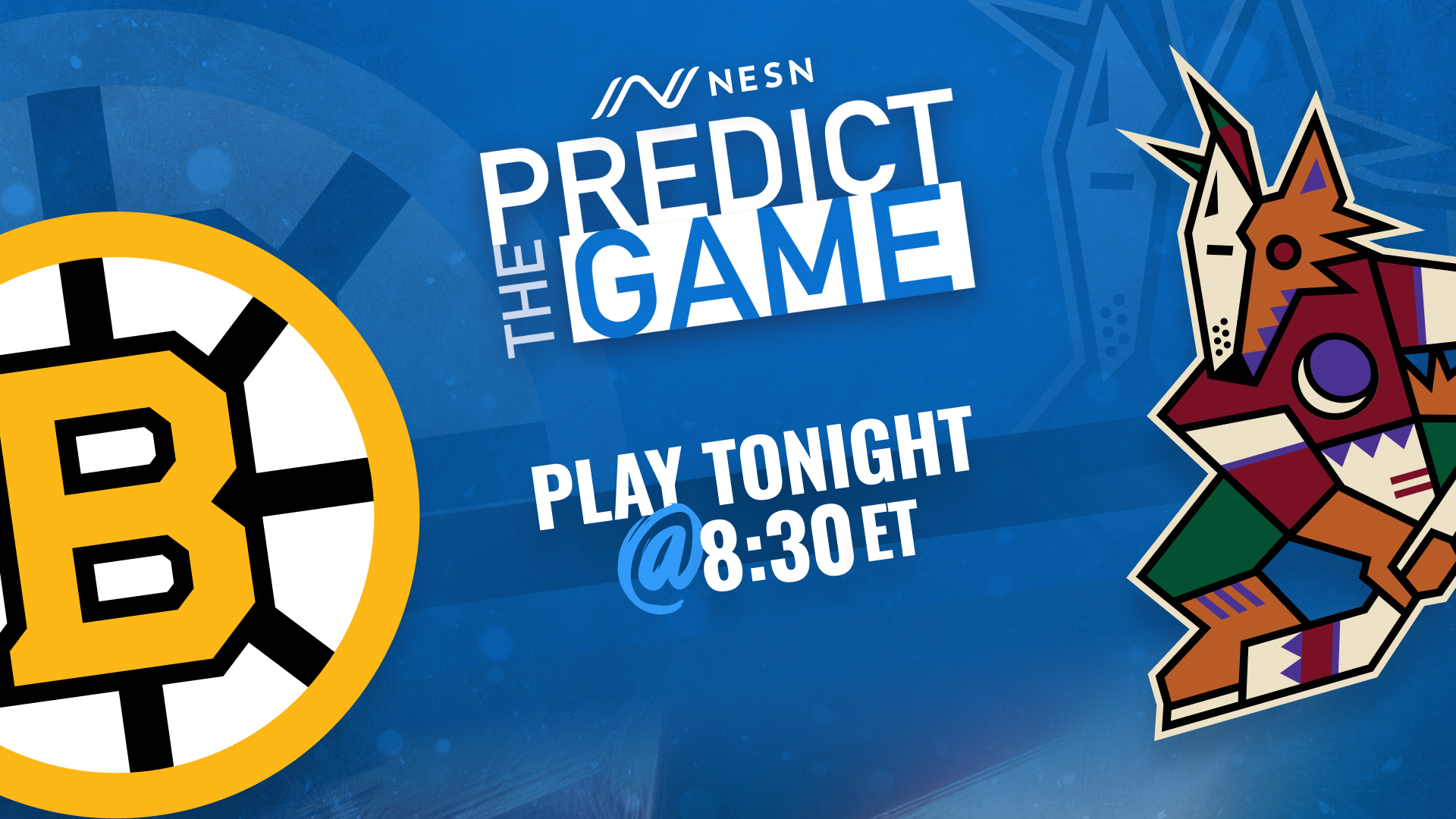 Boston Bruins Arizona Coyotes Predict the Game
