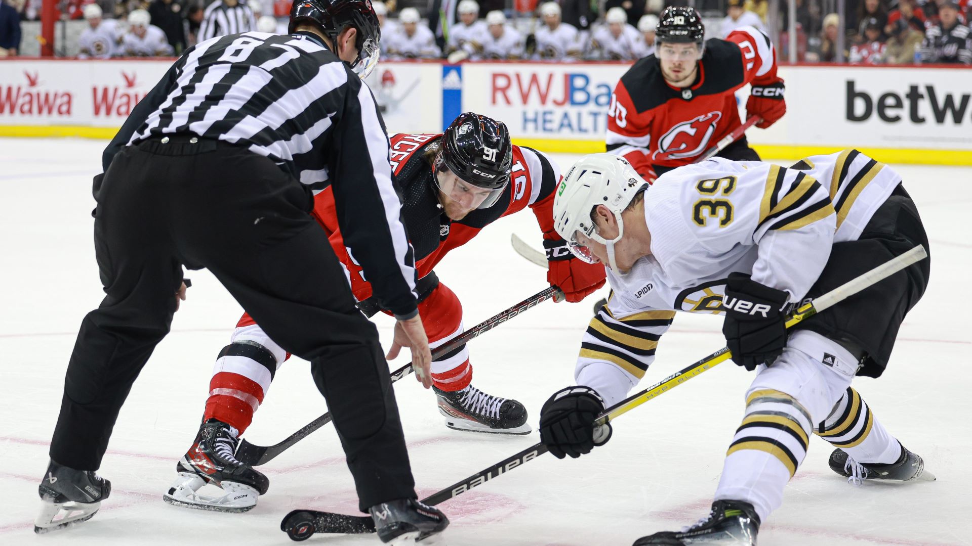 Boston Bruins center Morgan Geekie