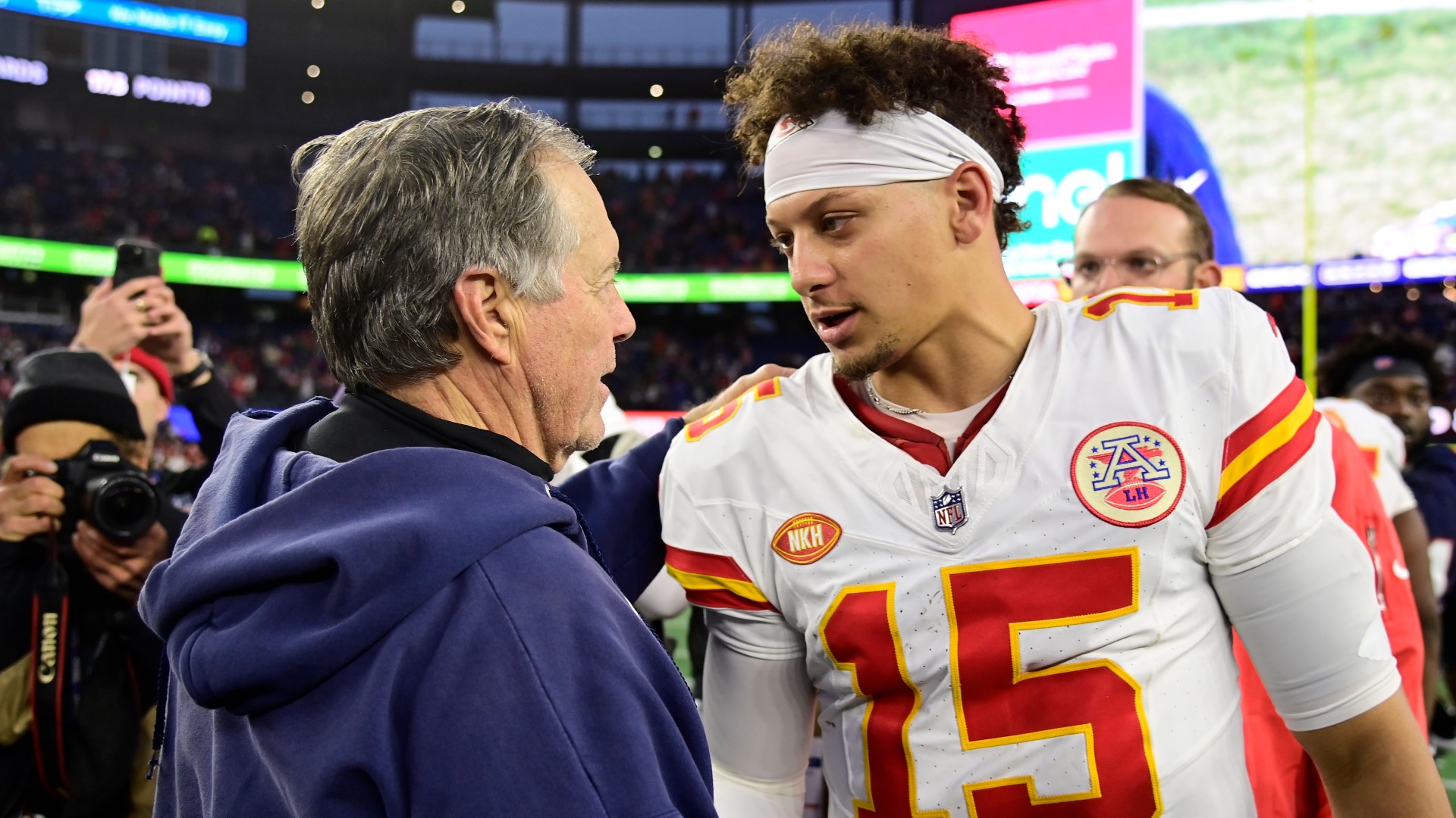 BIll Belichick, Patrick Mahomes