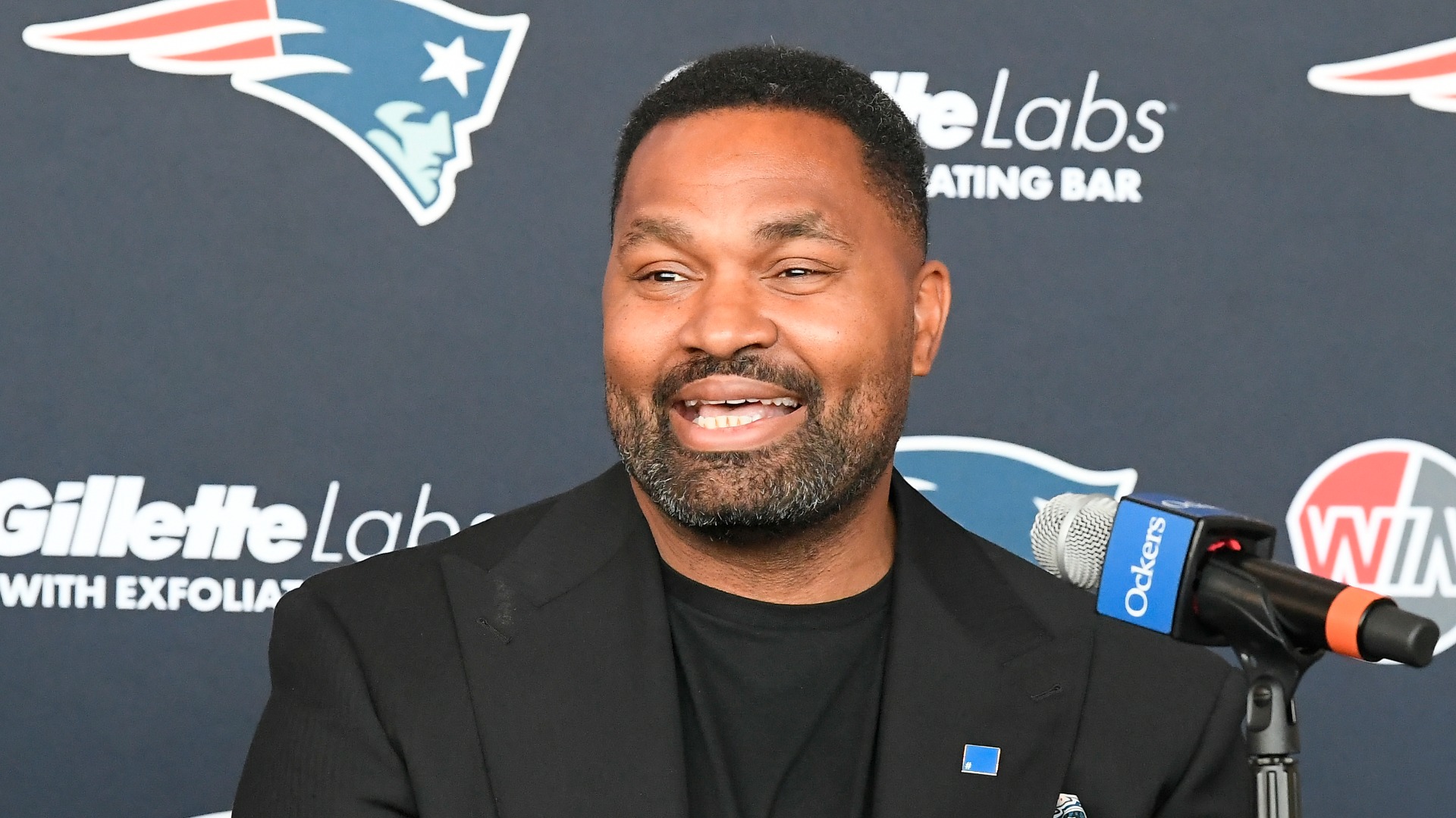 New England Patriots head coach Jerod Mayo