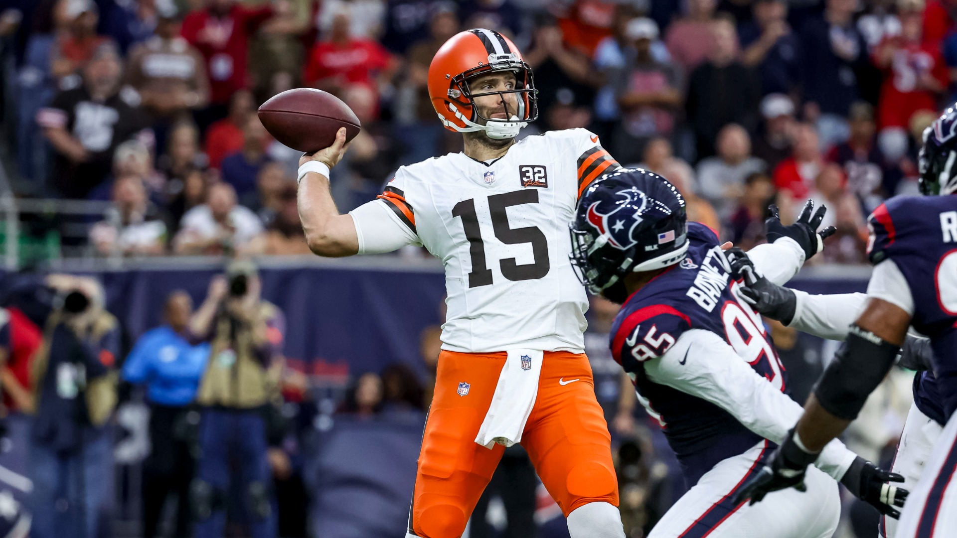 Cleveland Browns quarterback Joe Flacco