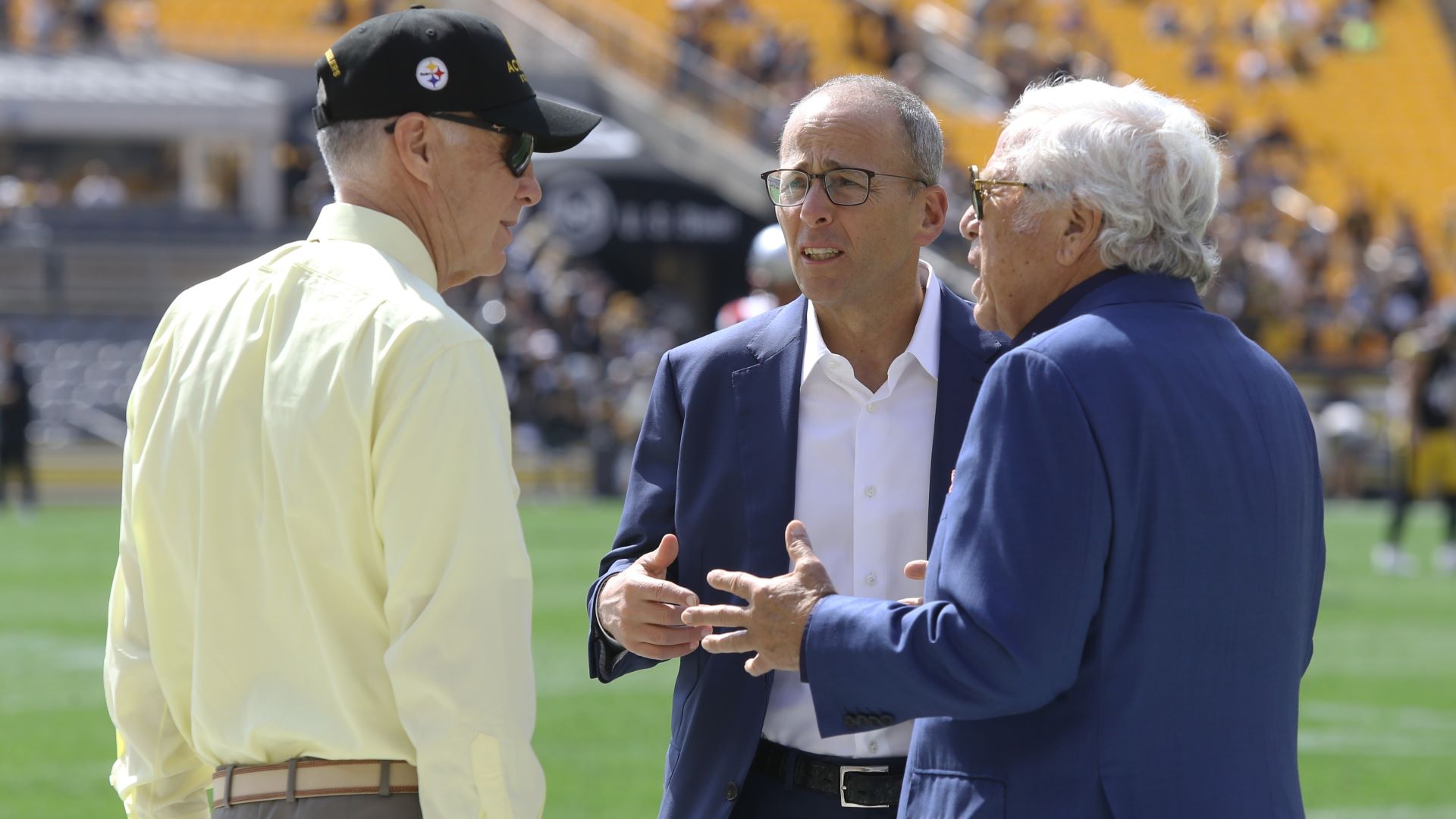 New England Patriots president Jonathan Kraft and owner Robert Kraft