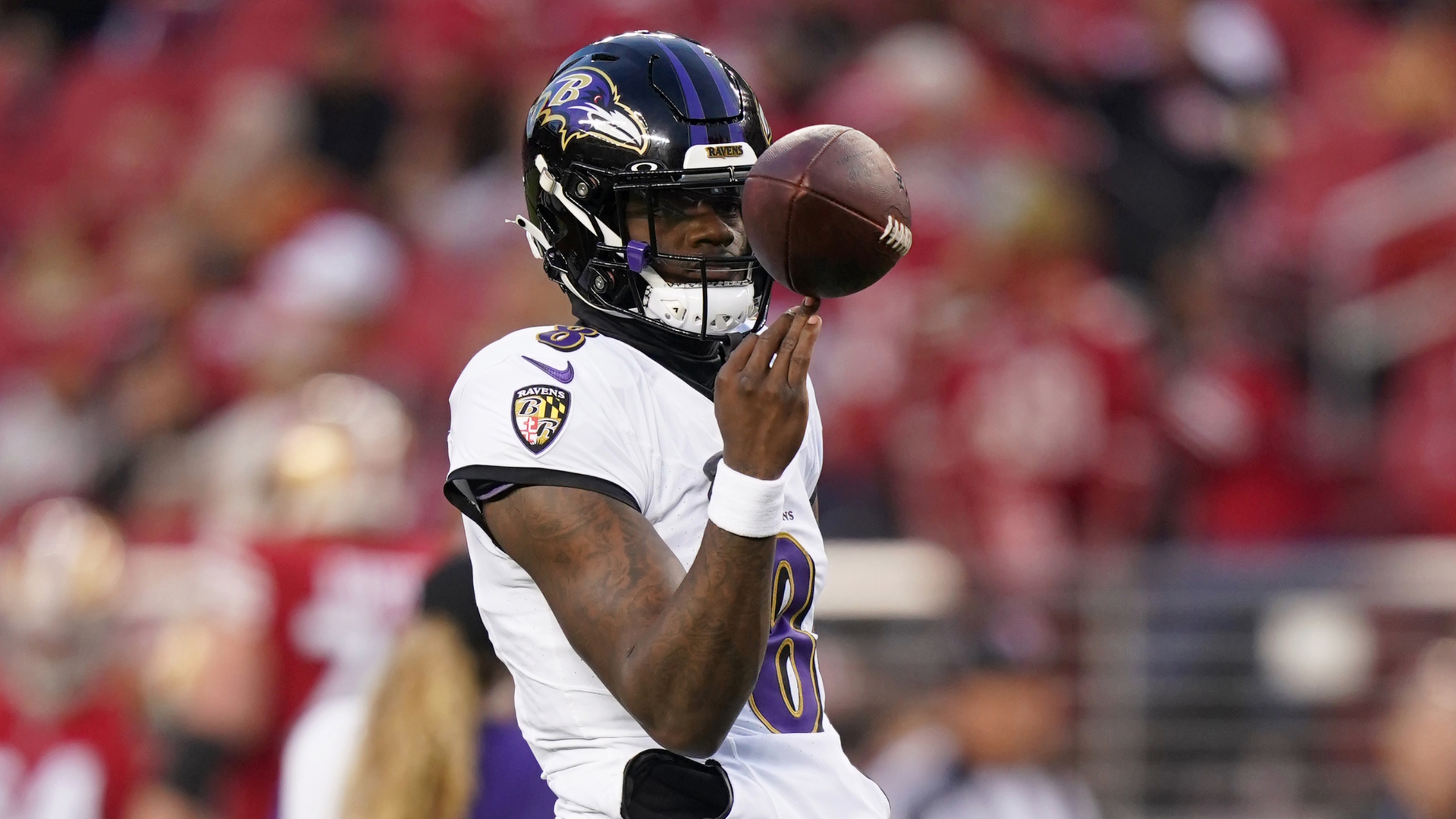 Baltimore Ravens quarterback Lamar Jackson