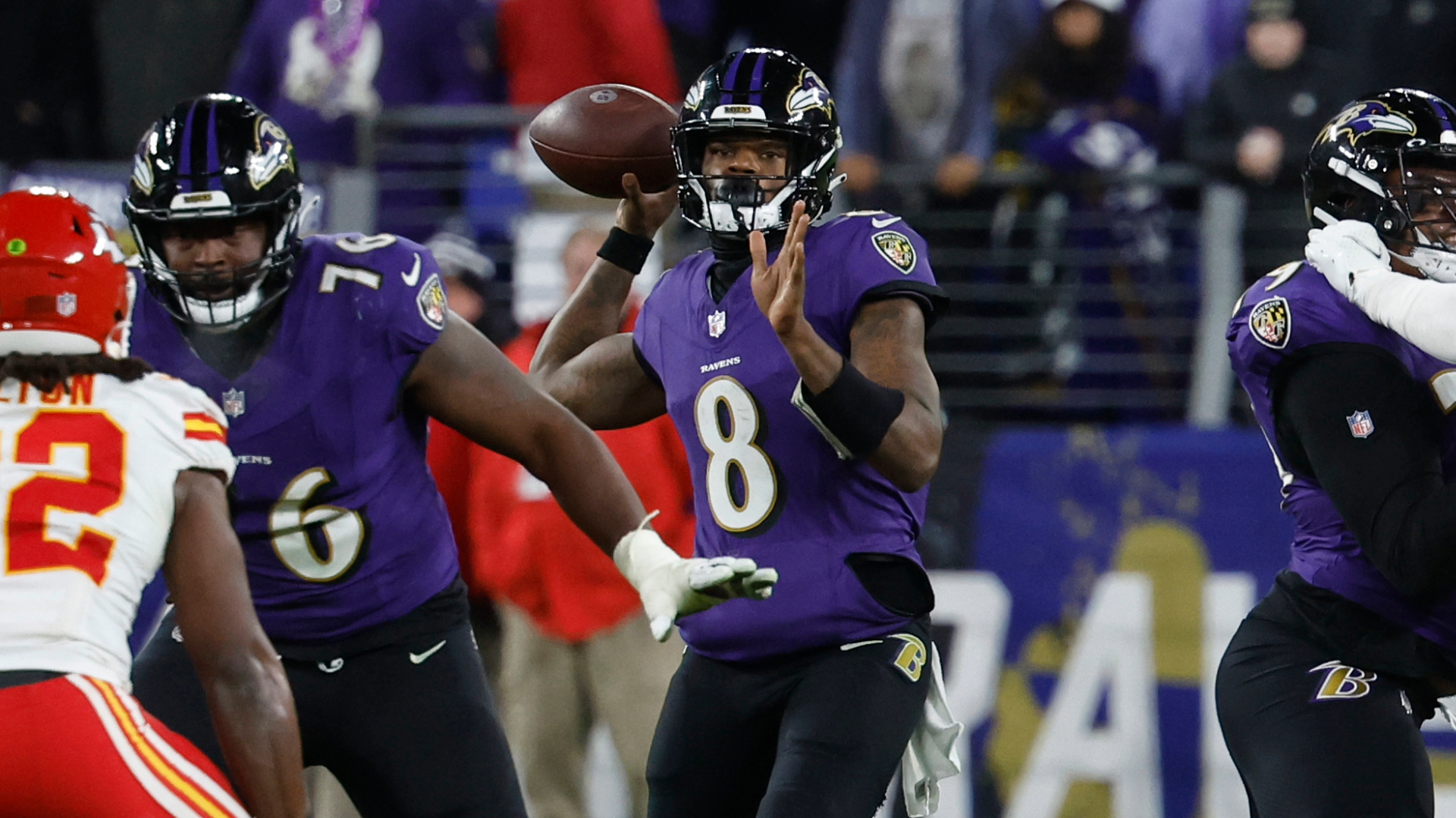 Baltimore Ravens quarterback Lamar Jackson