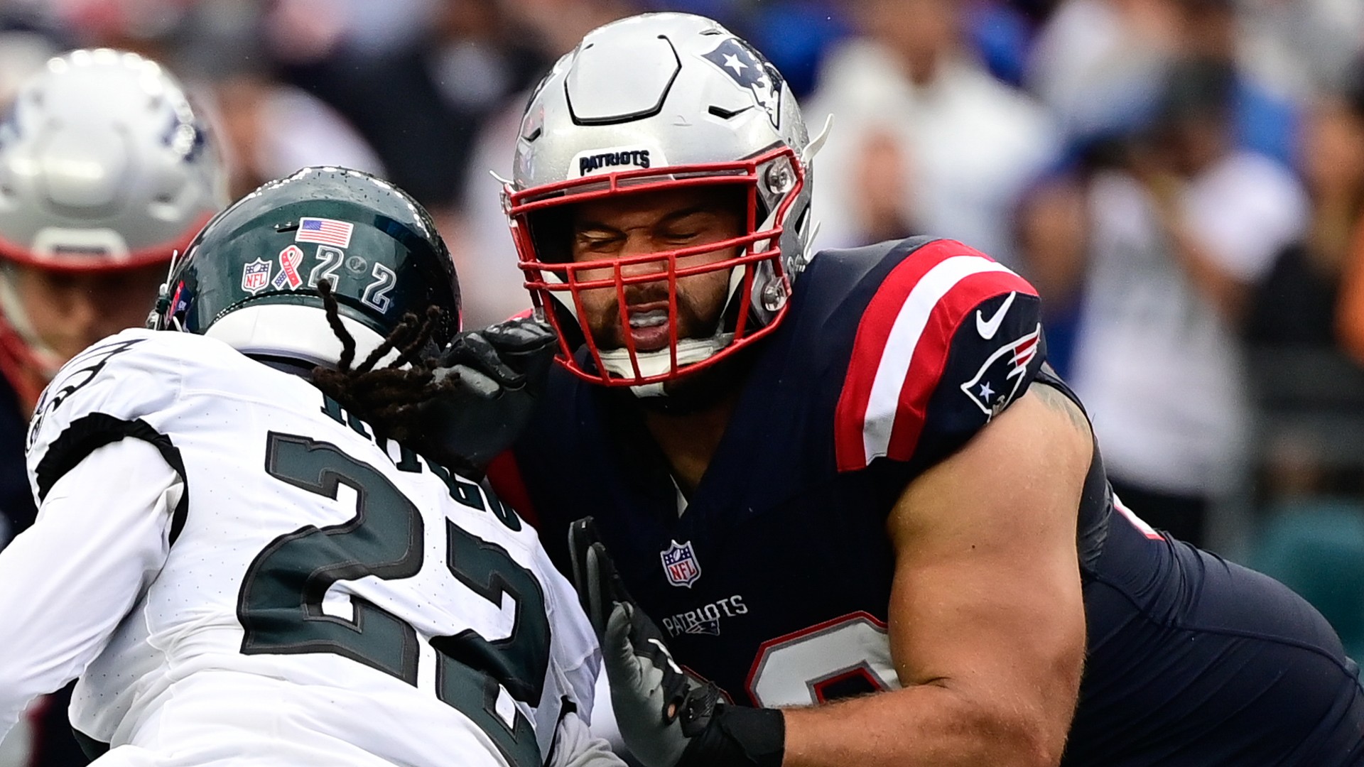 New England Patriots defensive end Lawrence Guy