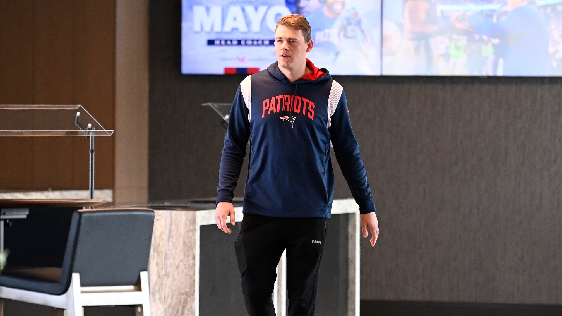 New England Patriots quarterback Mac Jones