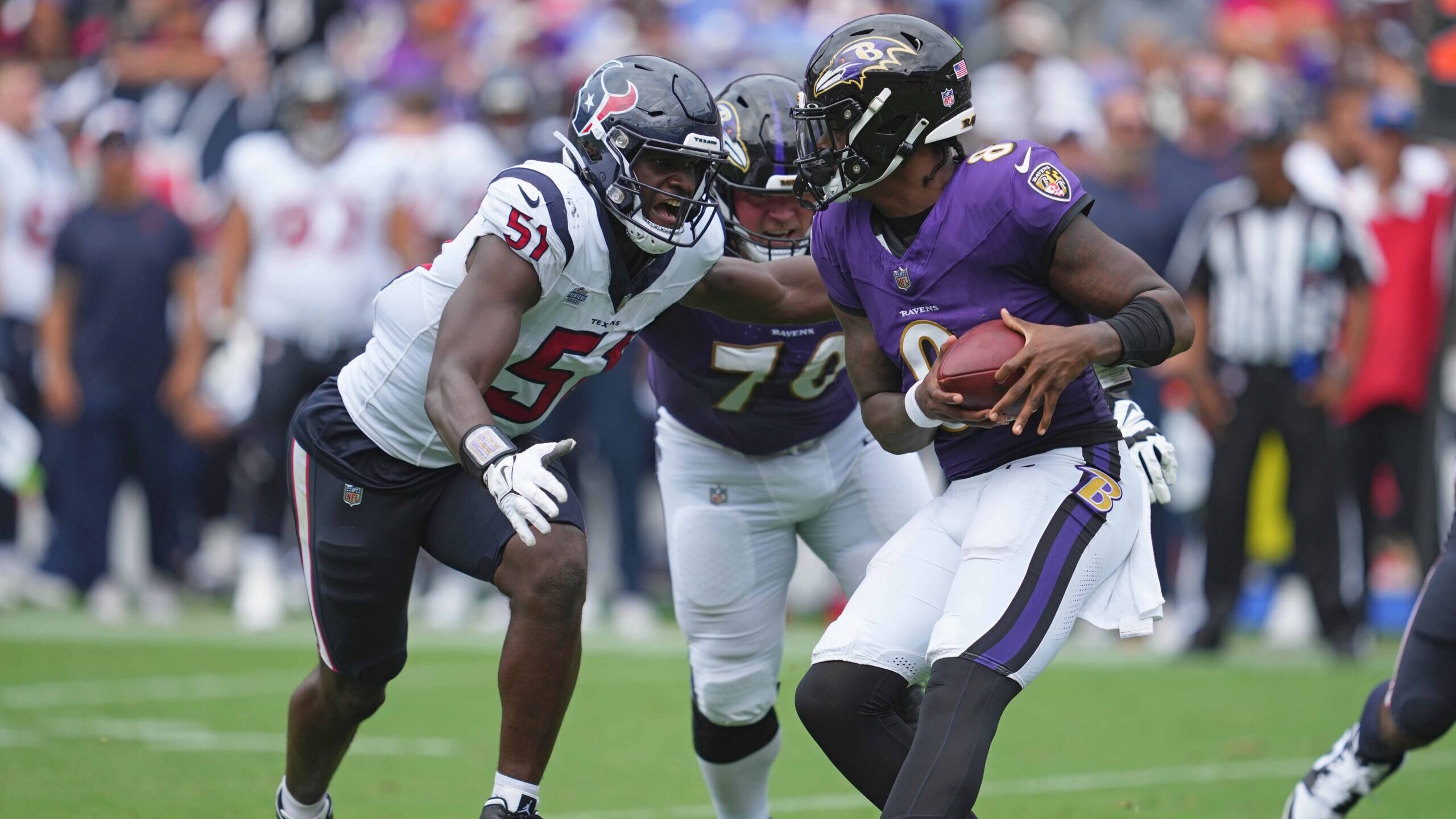 NFL: Houston Texans at Baltimore Ravens