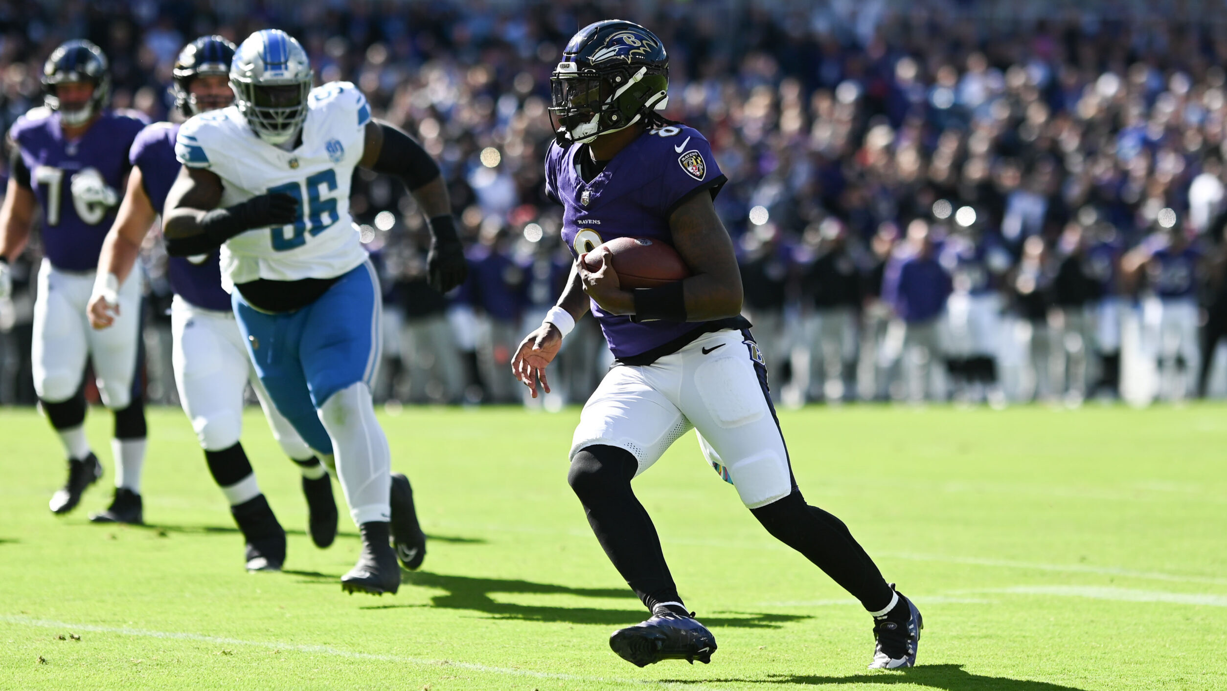 NFL: Detroit Lions at Baltimore Ravens