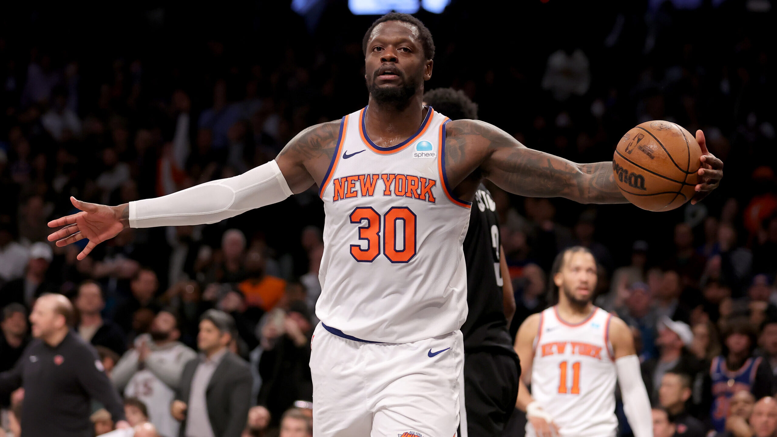 NBA: New York Knicks at Brooklyn Nets