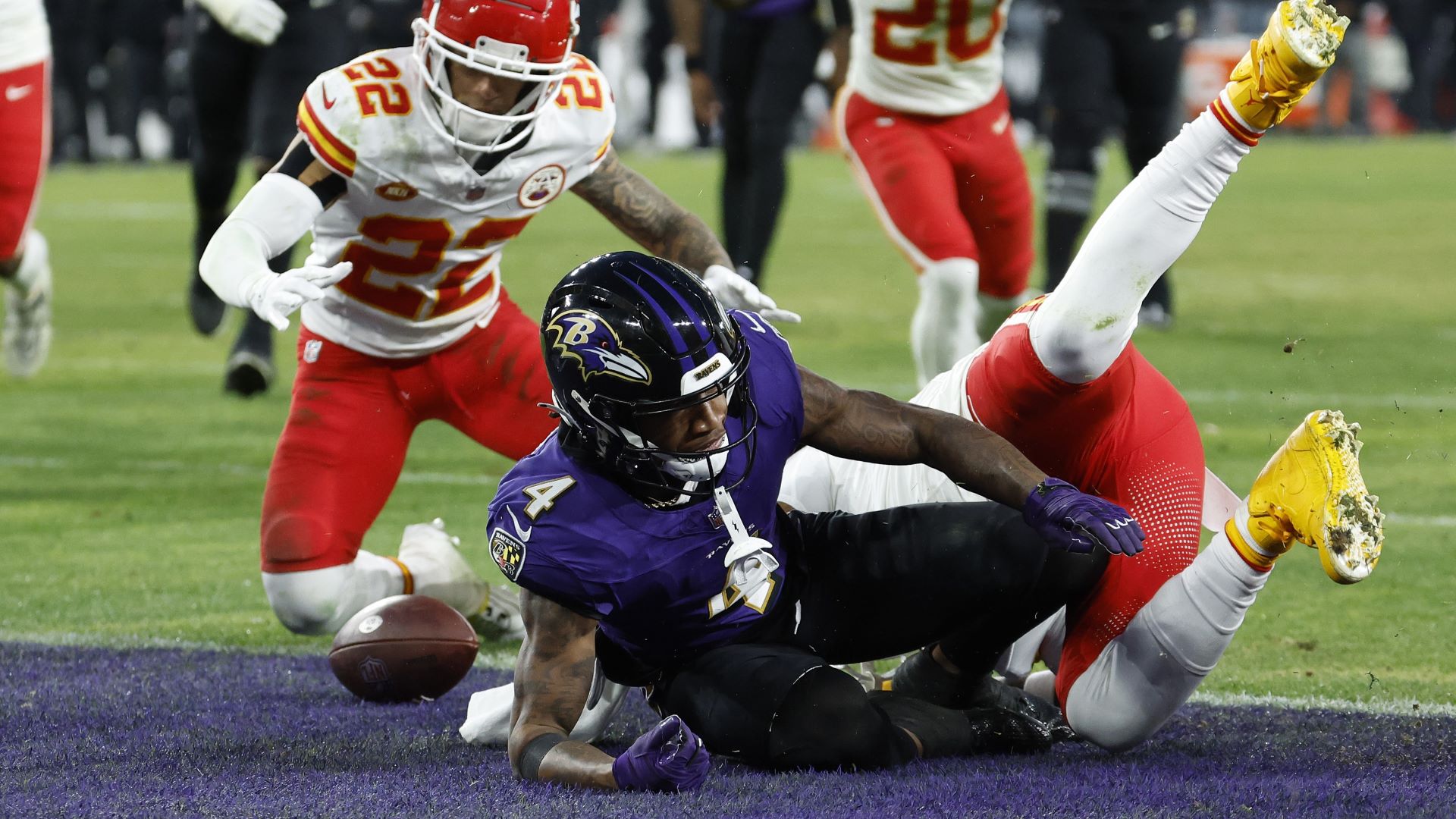 Baltimore Ravens wide receiver Zay Flowers