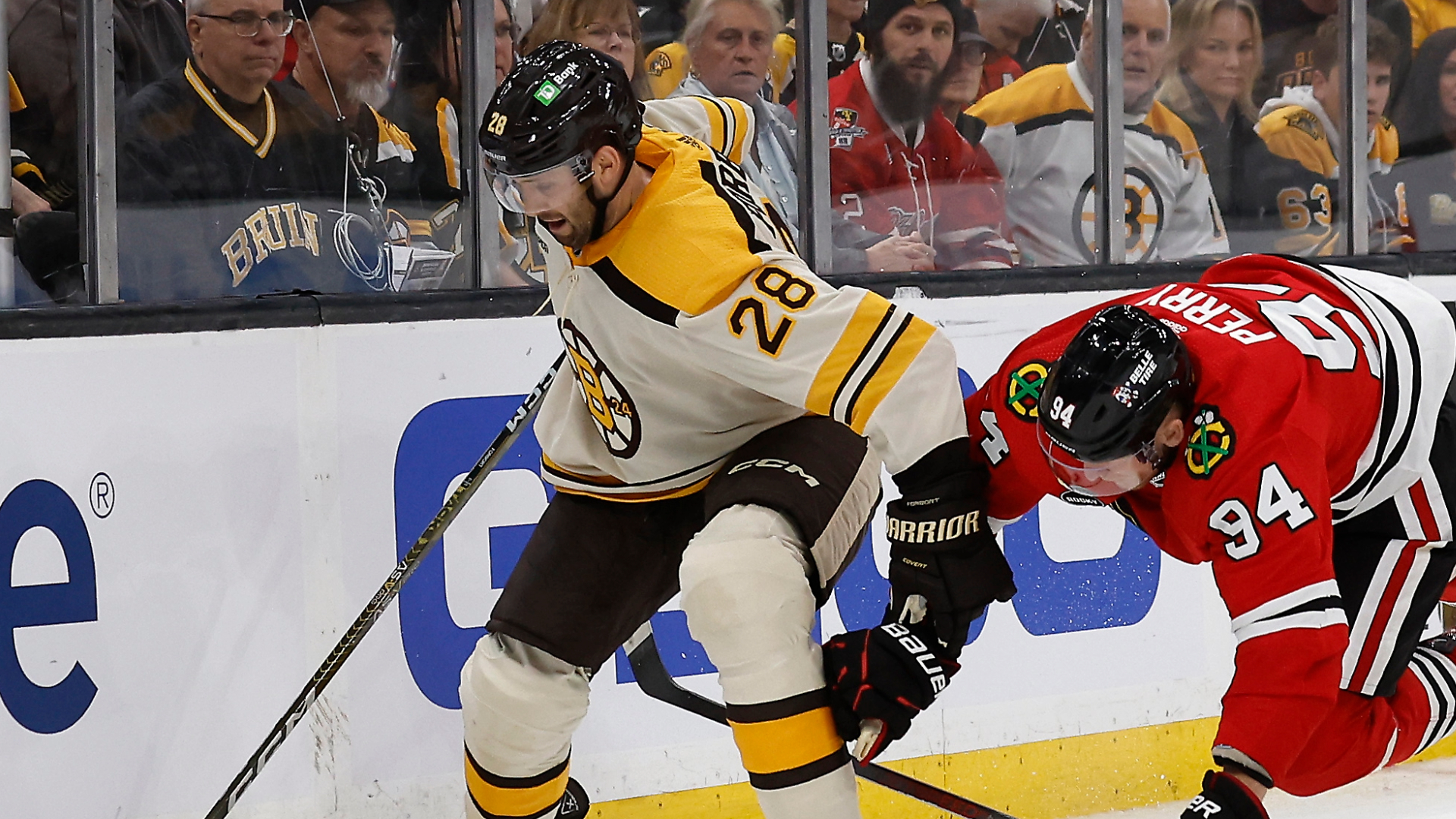Boston Bruins defenseman Derek Forbort
