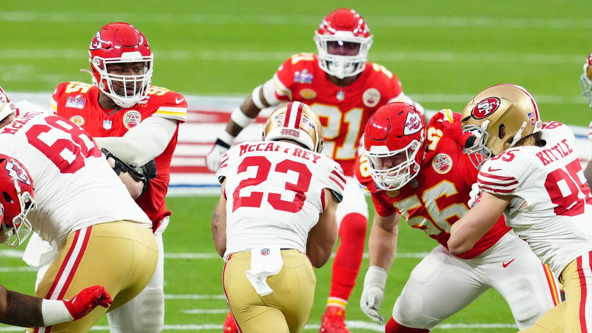San Francisco 49ers running back Christian McCaffrey