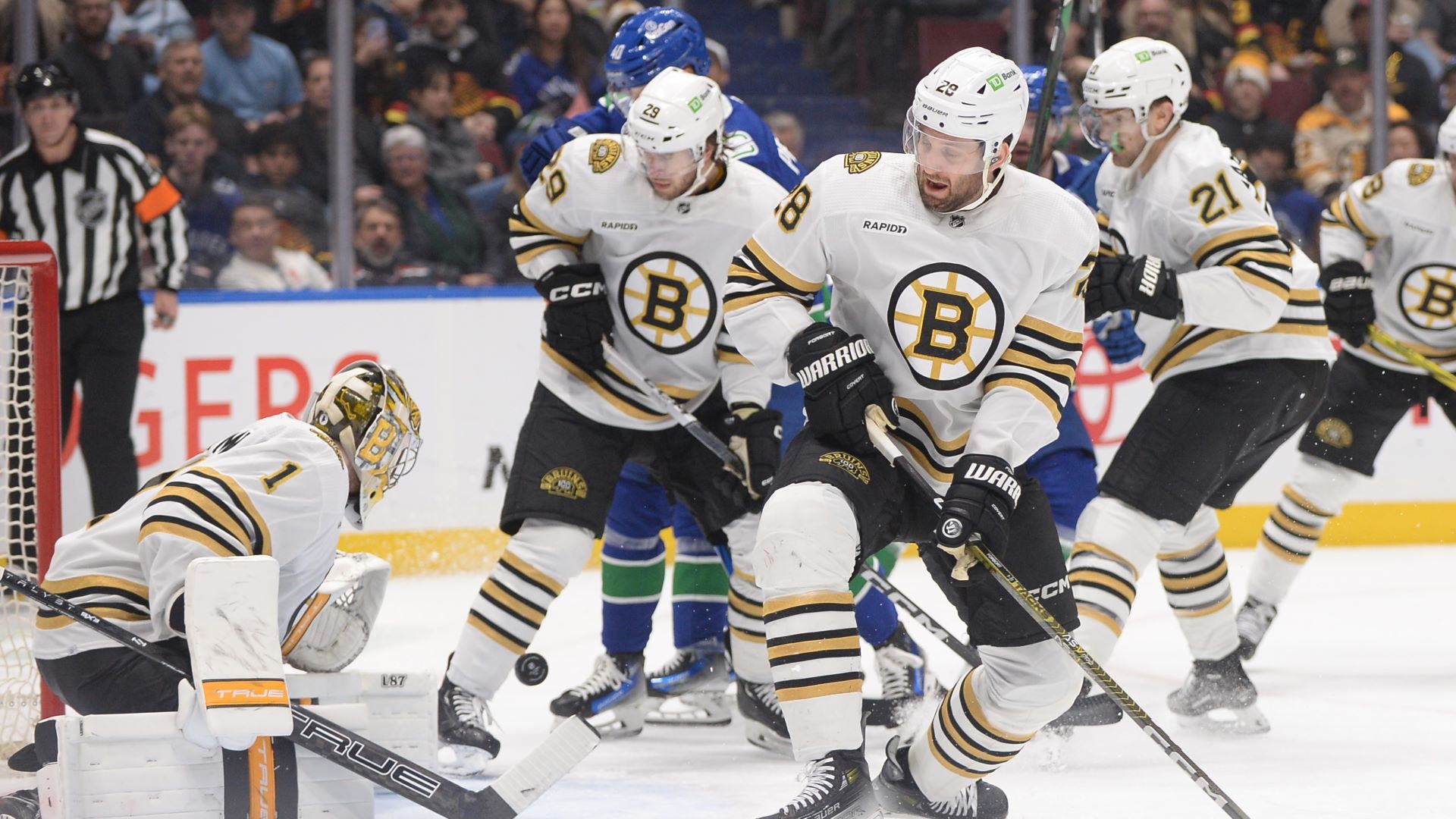 Boston Bruins defenseman Derek Forbort
