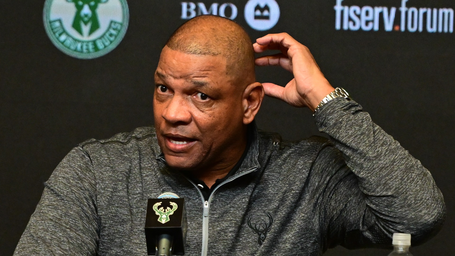 Milwaukee Bucks head coach Doc Rivers