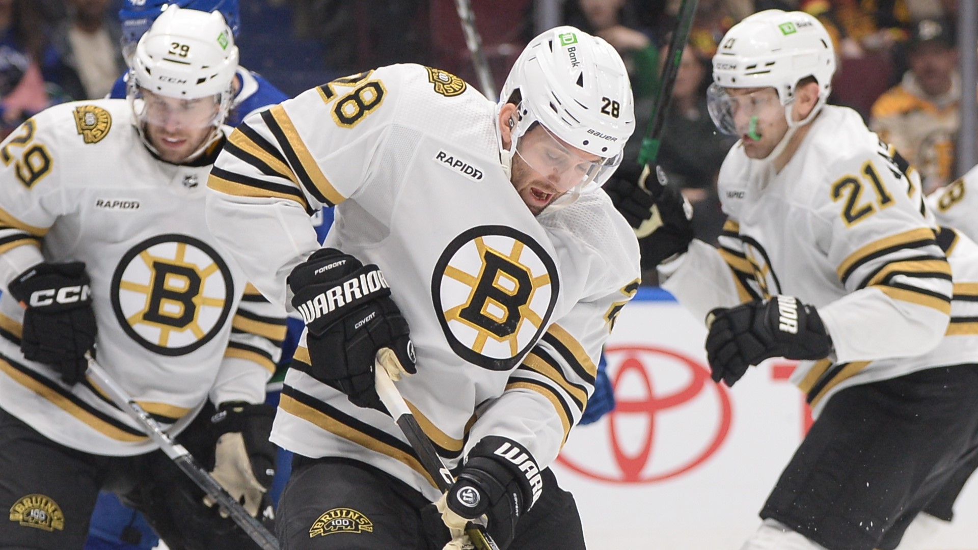 Boston Bruins defenseman Derek Forbort