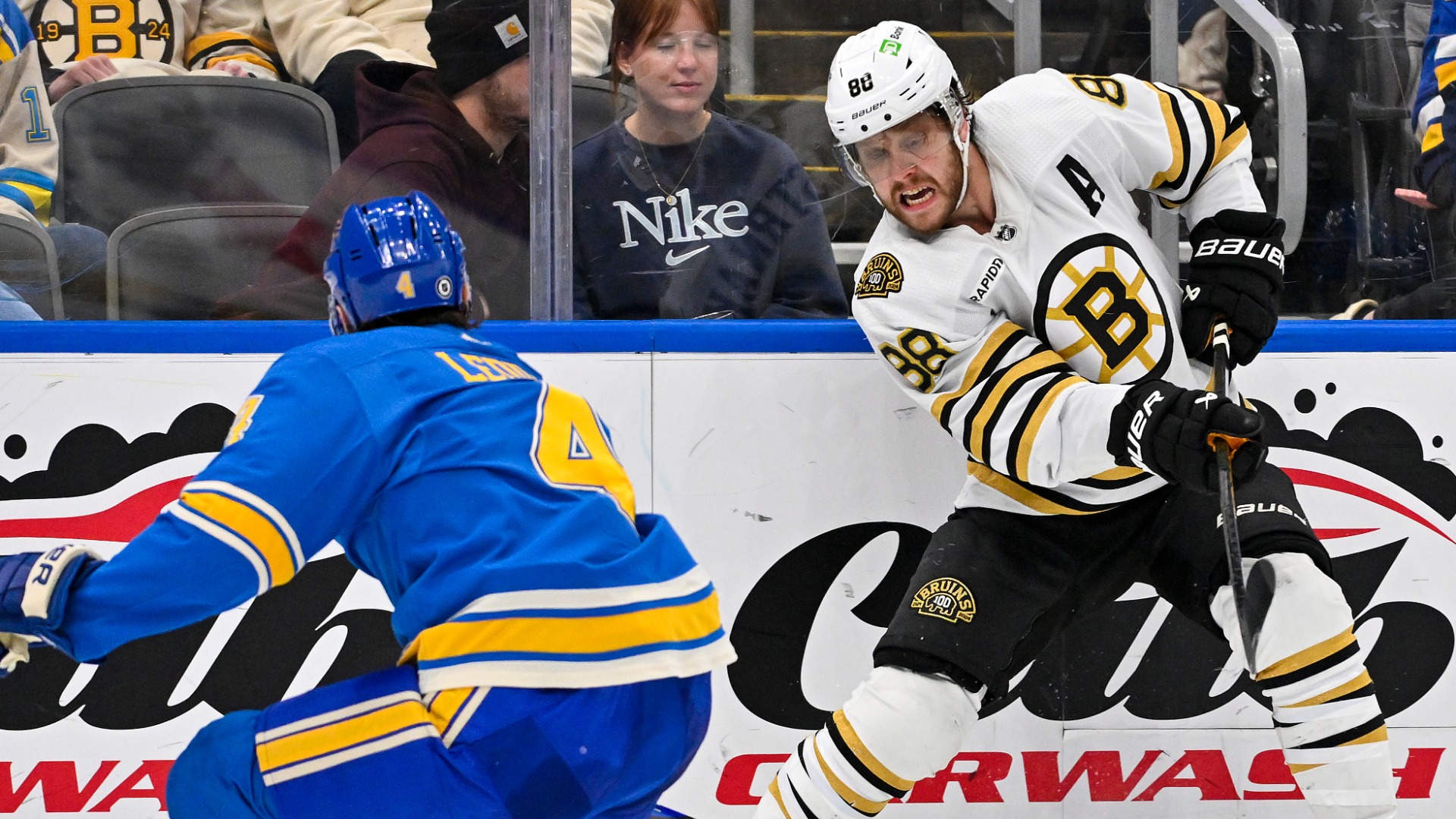 Boston Bruins right wing David Pastrnak