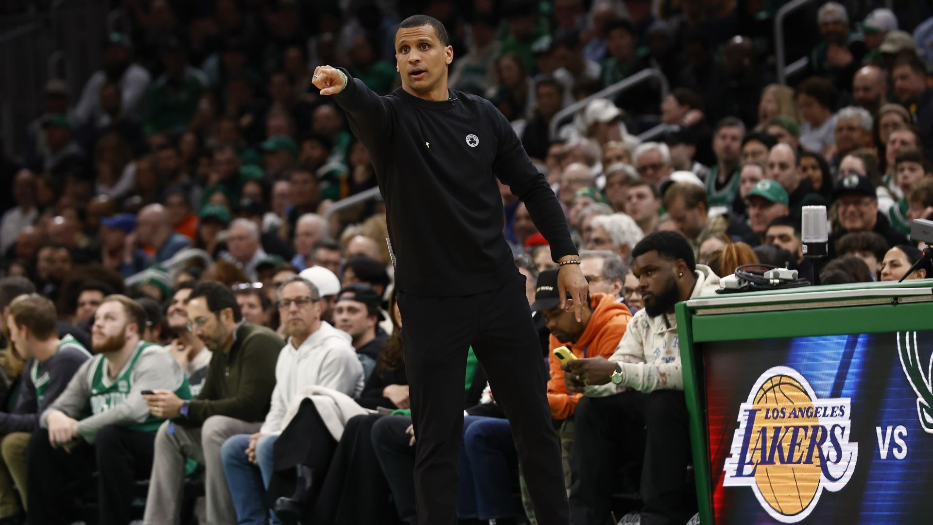 Boston Celtics head coach Joe Mazzulla