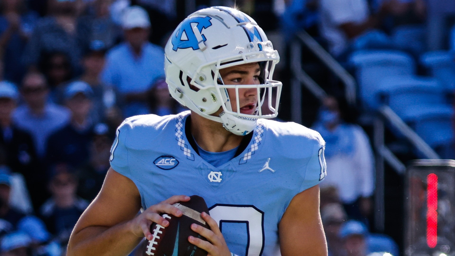 North Carolina quarterback Drake Maye