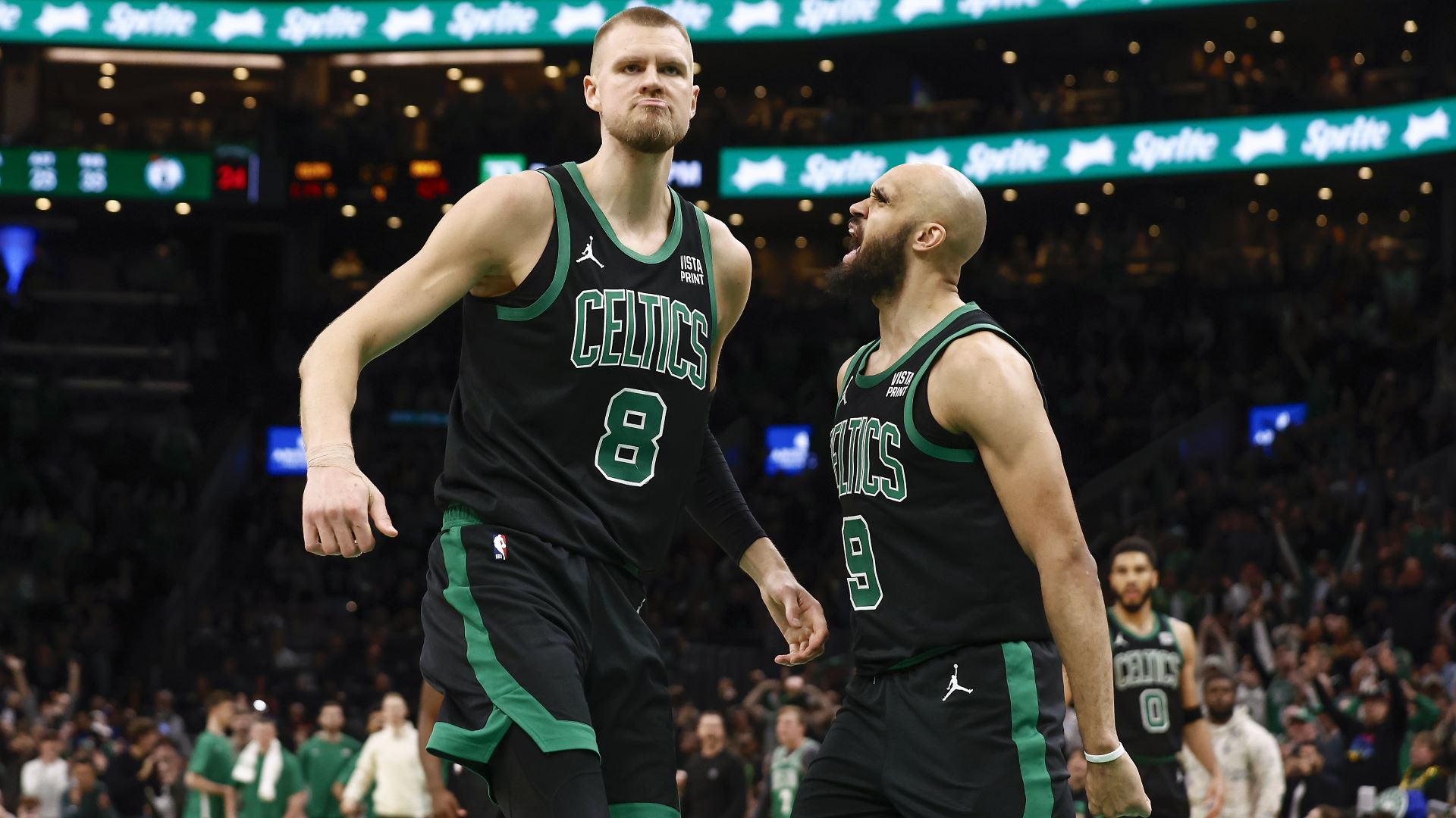 Boston Celtics center Kristaps Porzingis