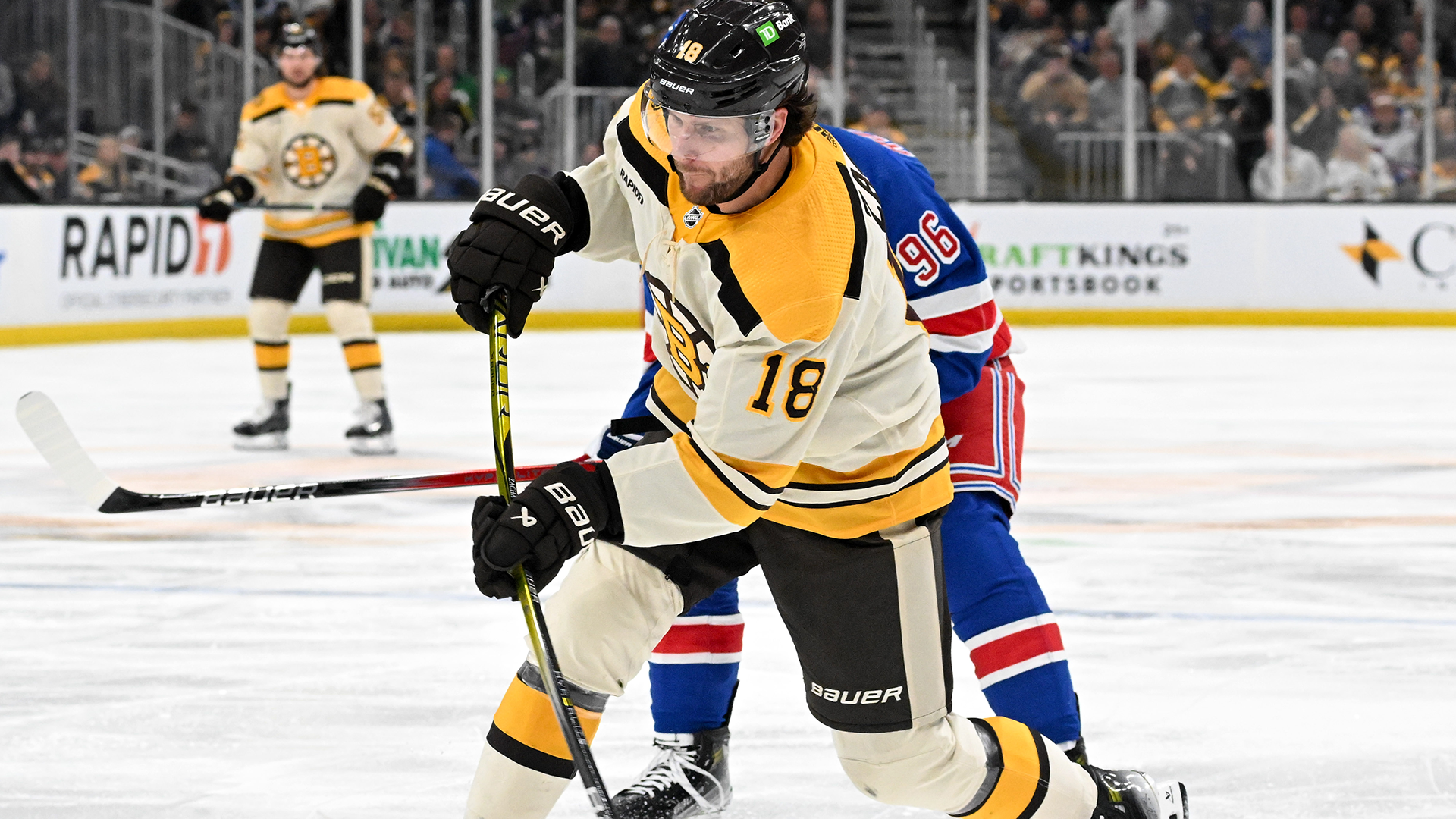 Boston Bruins forward Pavel Zacha