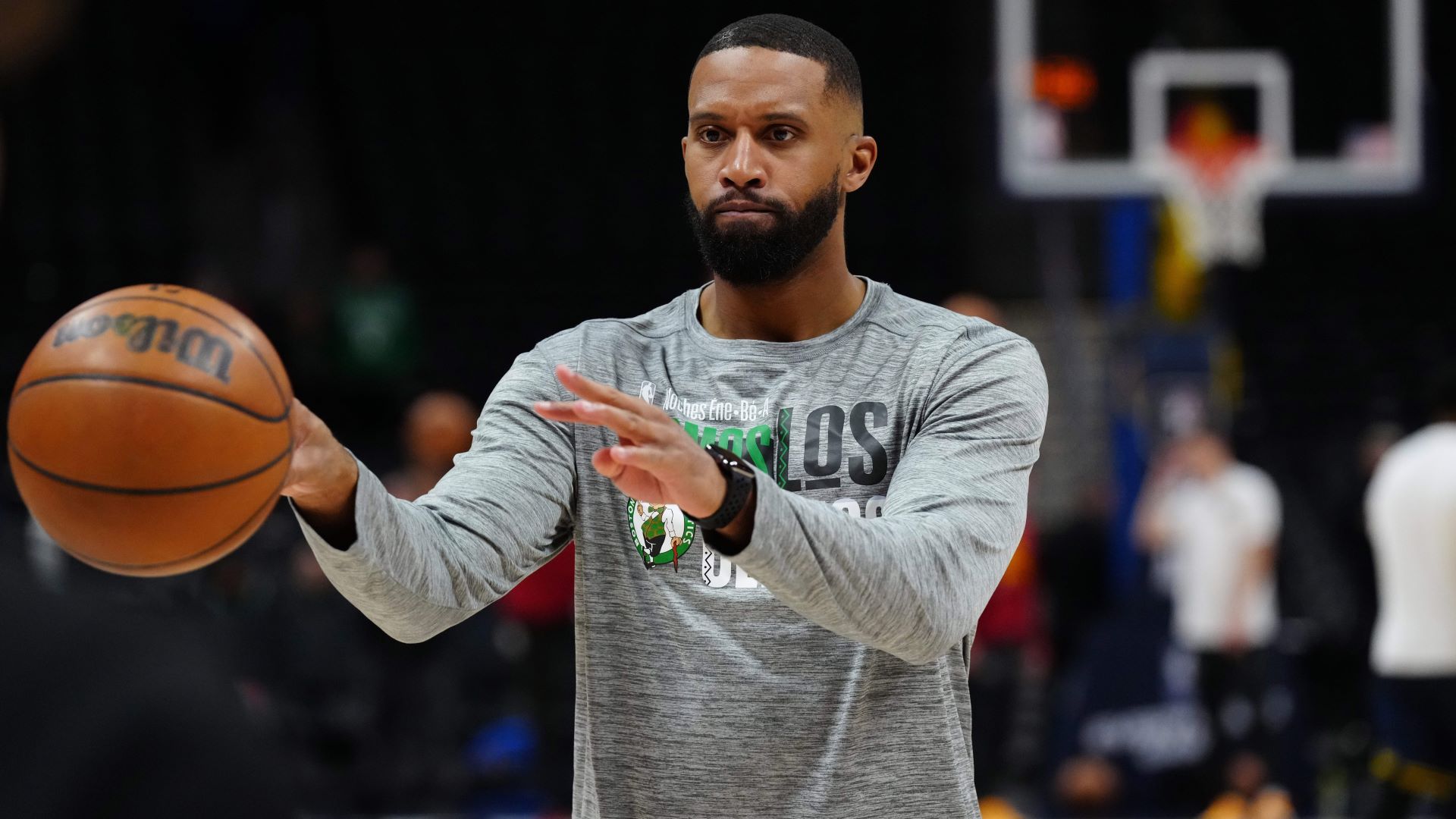 Boston Celtics assistant coach Charles Lee
