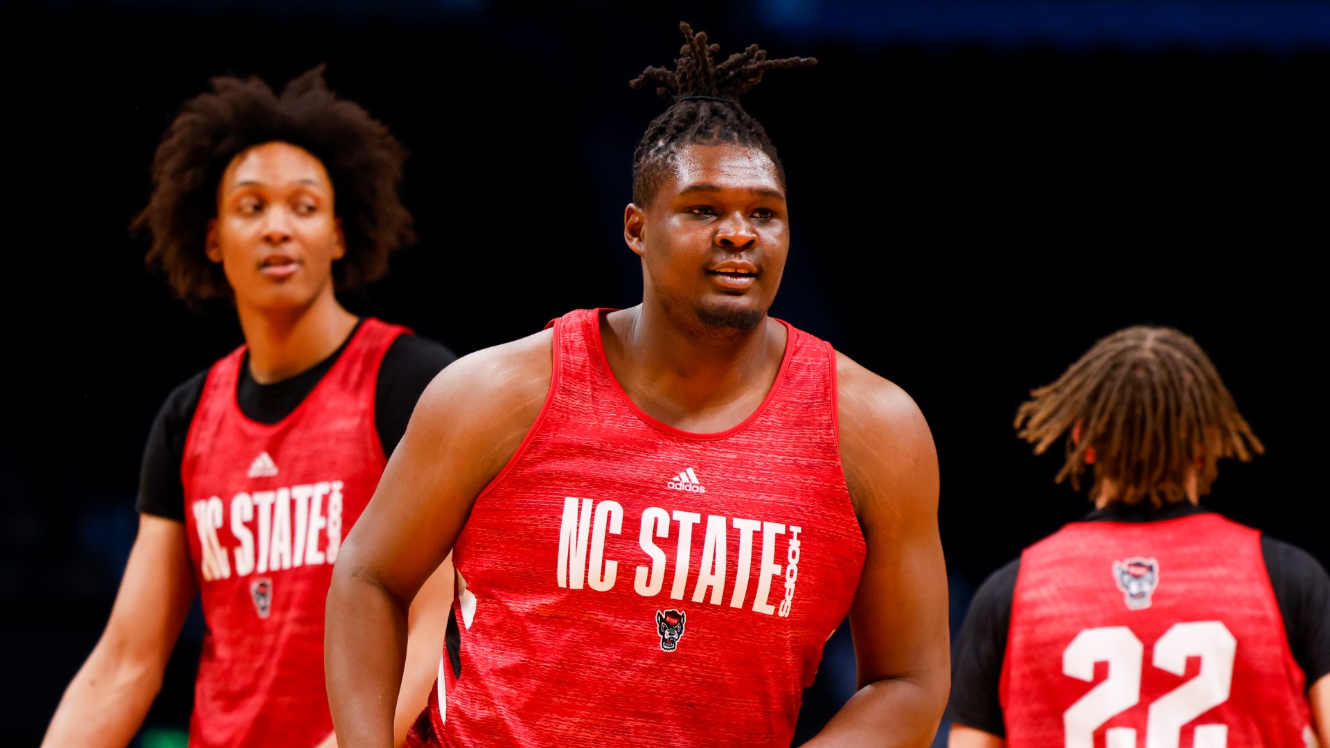 North Carolina State Wolfpack forward D.J. Burns Jr.