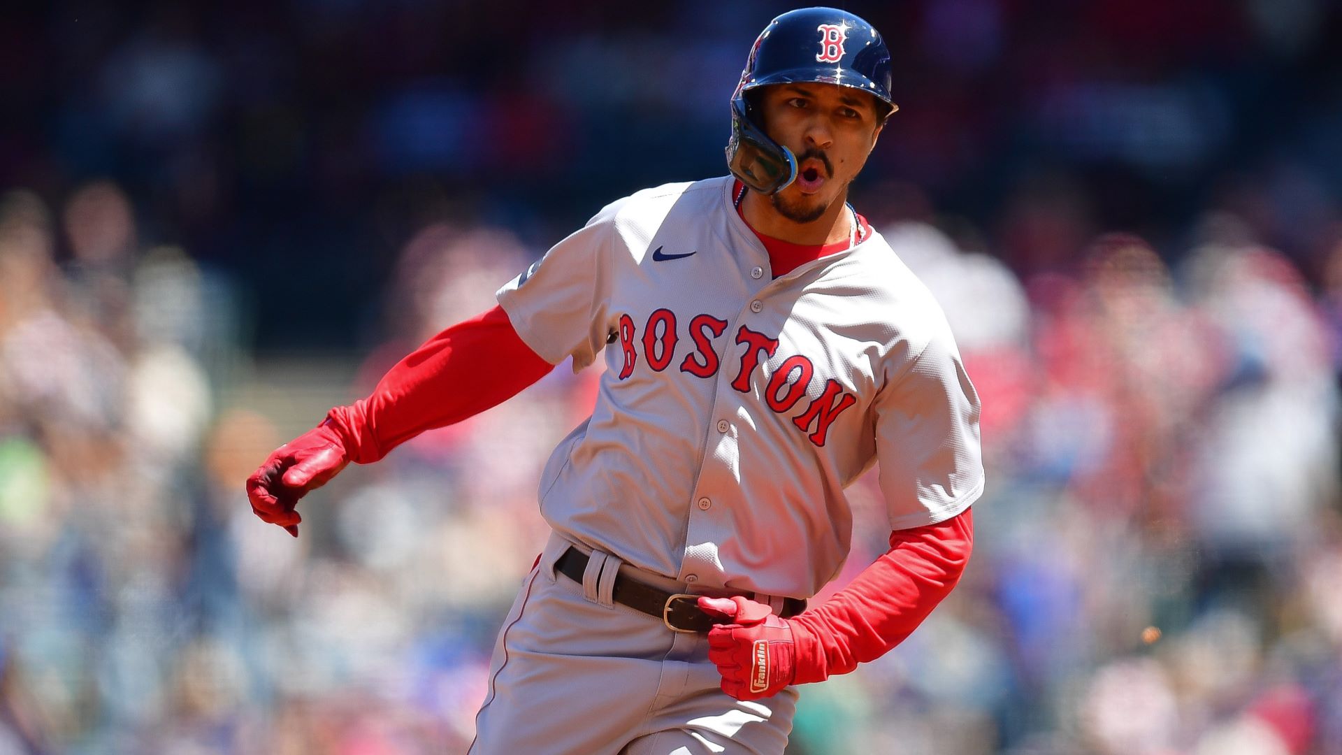 Boston Red Sox infielder David Hamilton