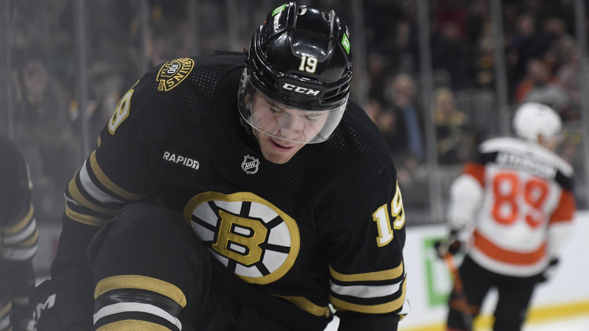 Boston Bruins forward John Beecher