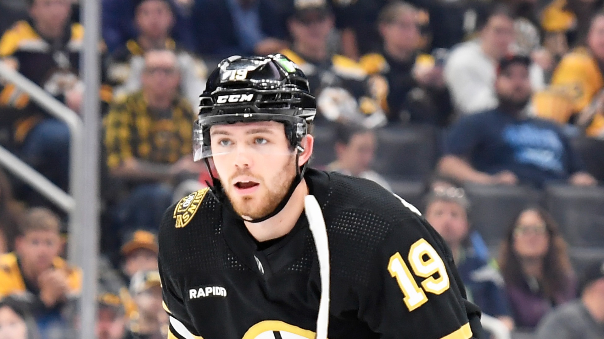 Boston Bruins forward John Beecher