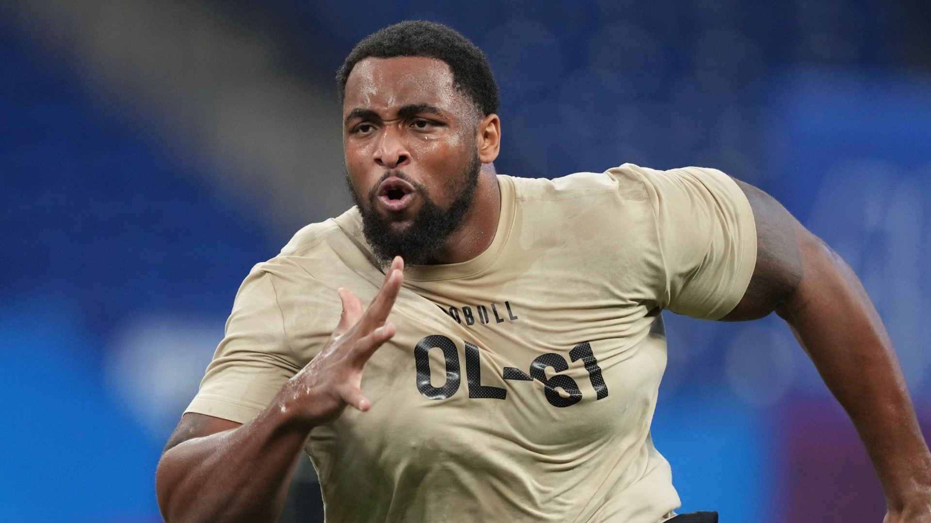 New England Patriots offensive lineman Layden Robinson