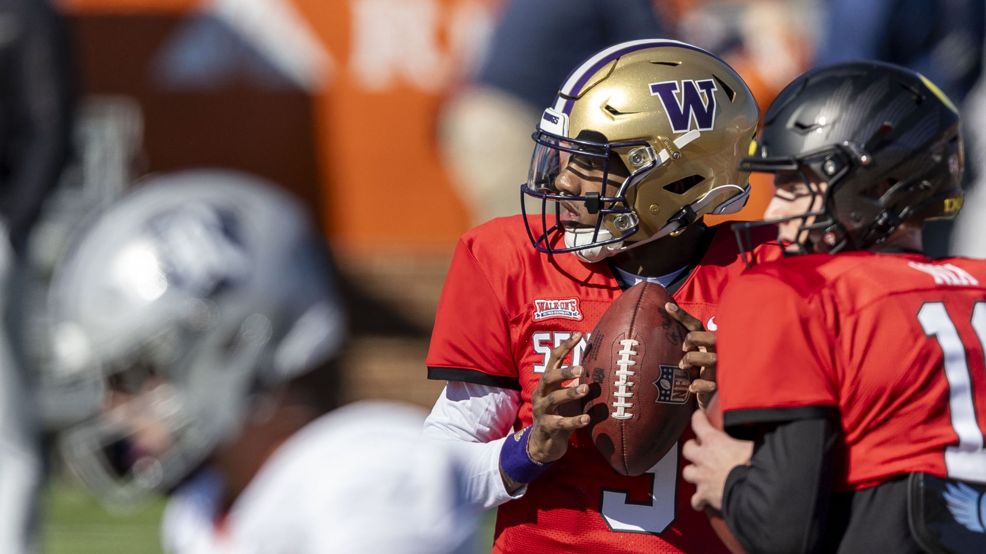 NFL draft quarterback prospect Michael Penix Jr.