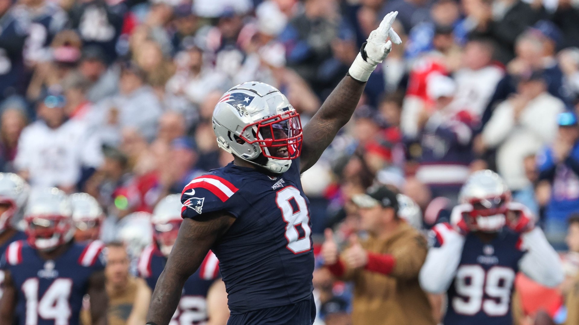 New England Patriots linebacker Ja'Whaun Bentley