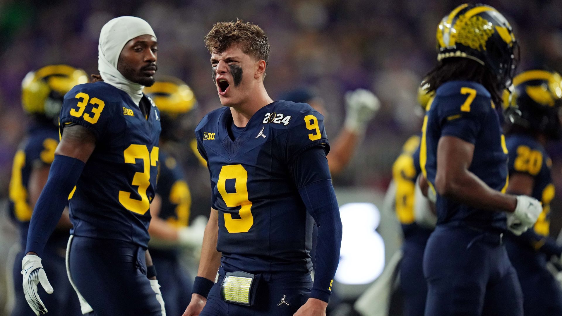 Michigan quarterback J.J. McCarthy