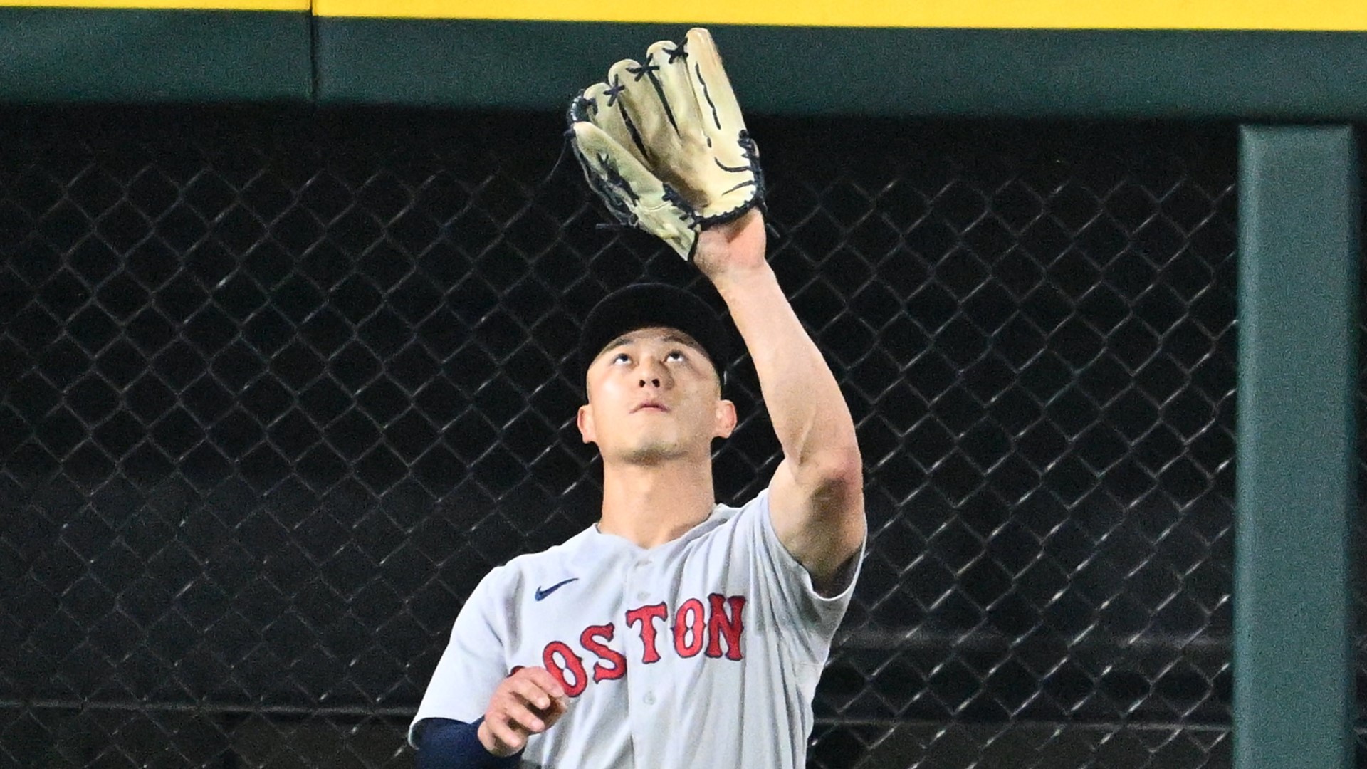Boston Red Sox outfielder Rob Refsnyder