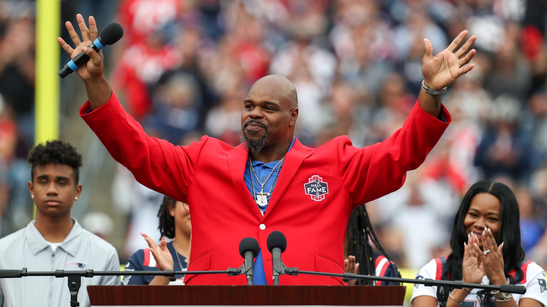 New England Patriots defensive tackle Vince Wilfork