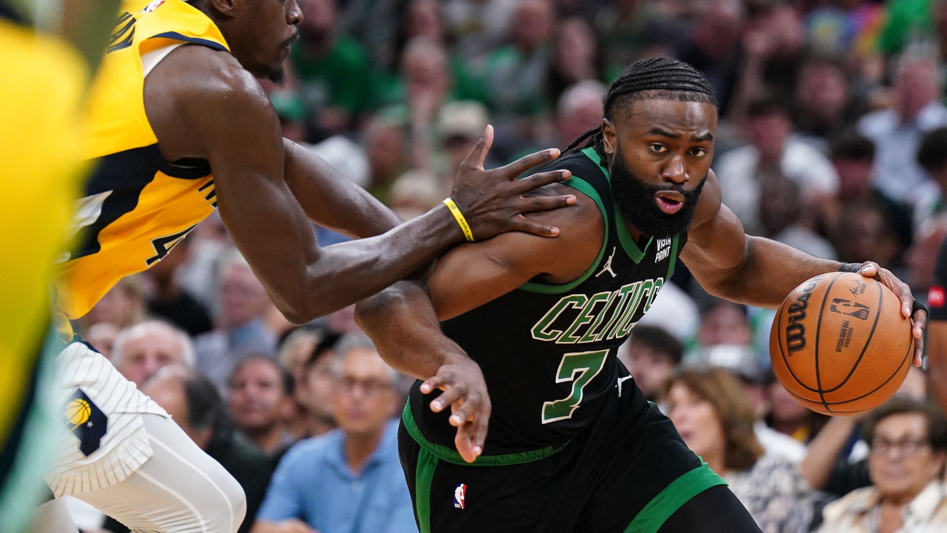 Boston Celtics forward Jaylen Brown
