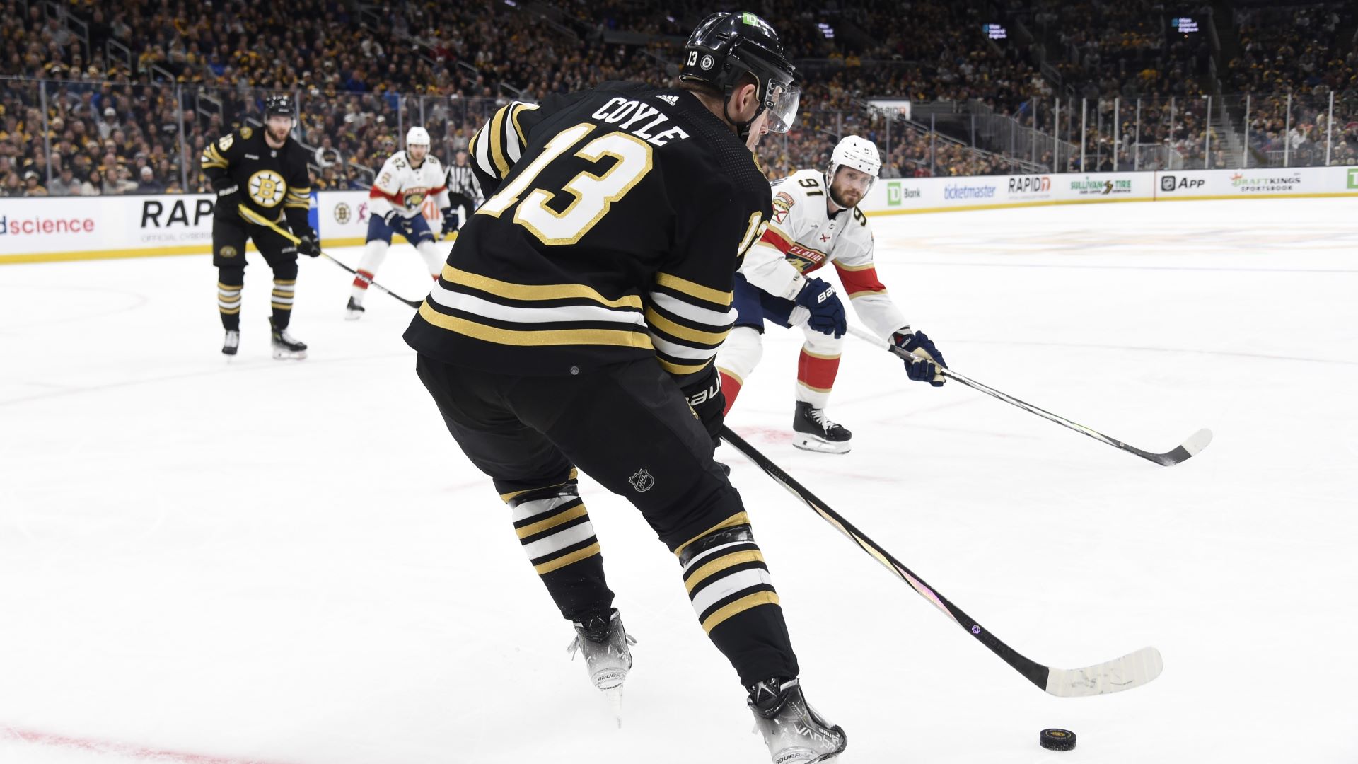 Boston Bruins center Charlie Coyle