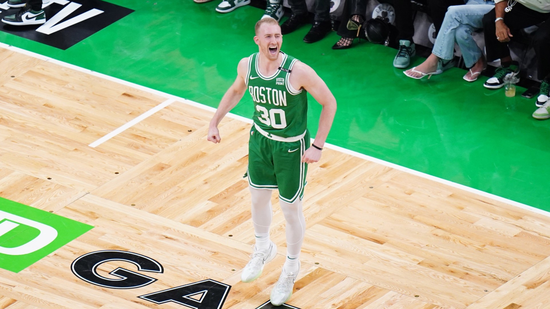 Boston Celtics forward Sam Hauser