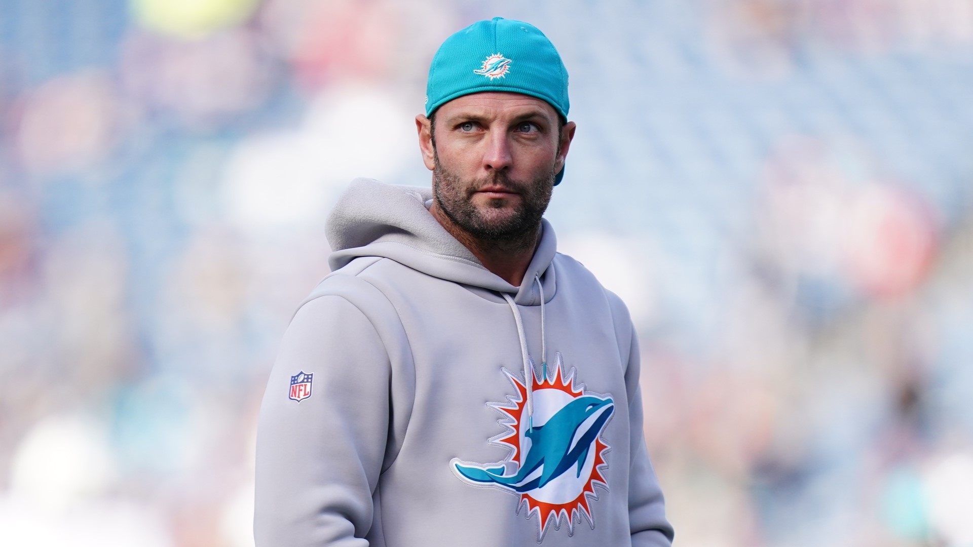 Miami Dolphins wide receivers coach and former New England Patriots player Wes Welker