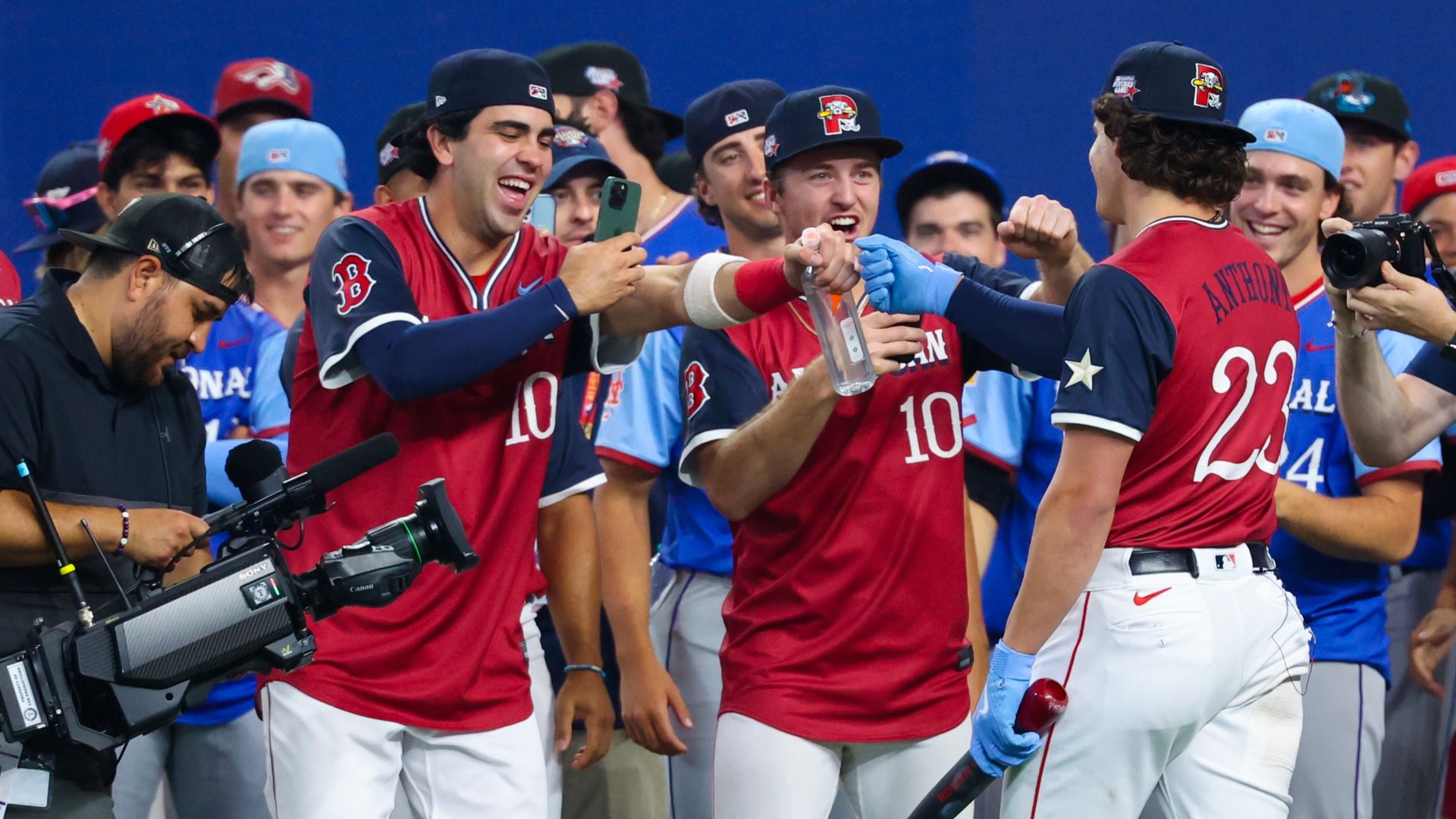 Boston Red Sox prospects Roman Anthony, Marcelo Mayer and Kyle Teel