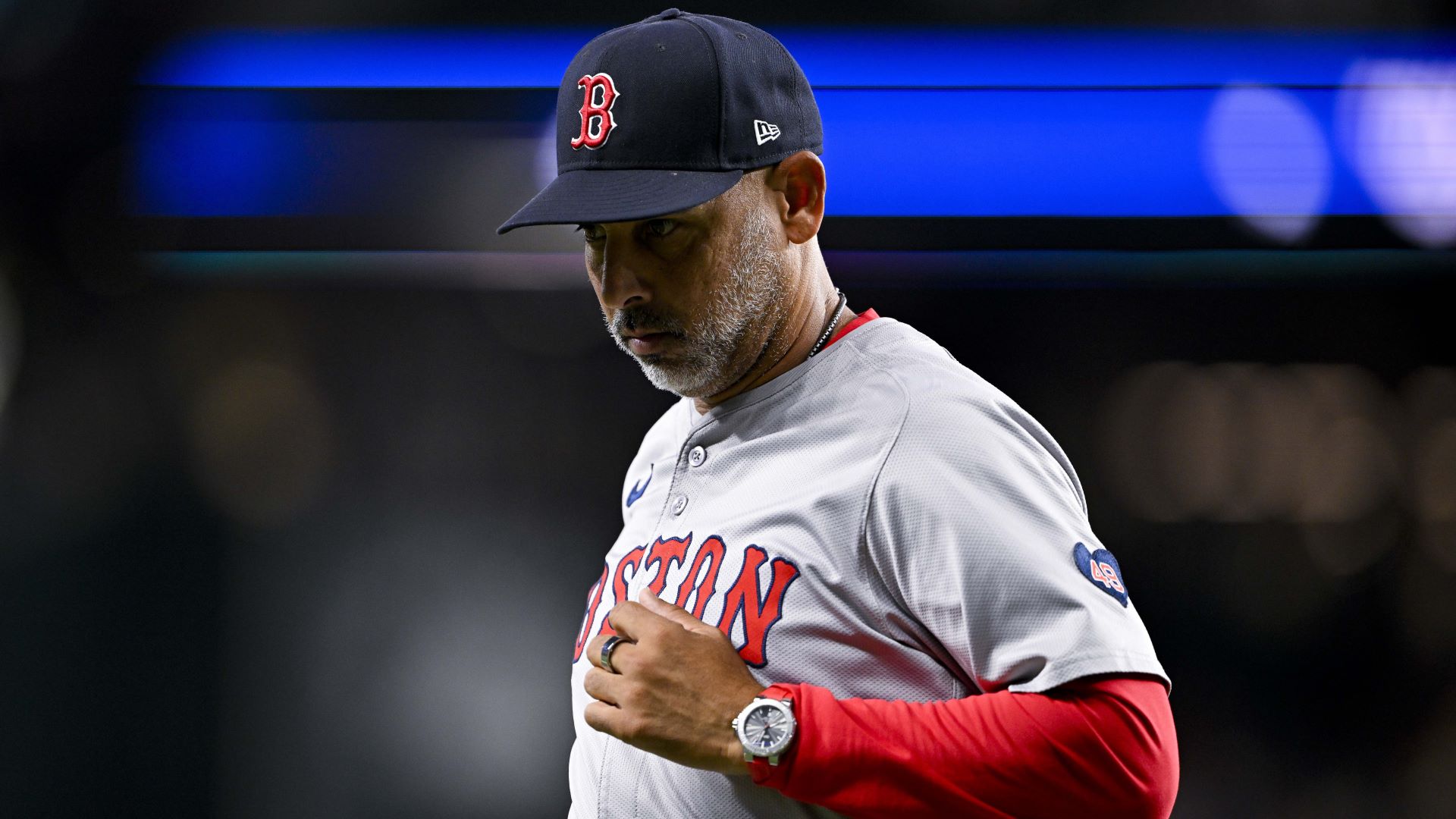 Boston Red Sox manager Alex Cora