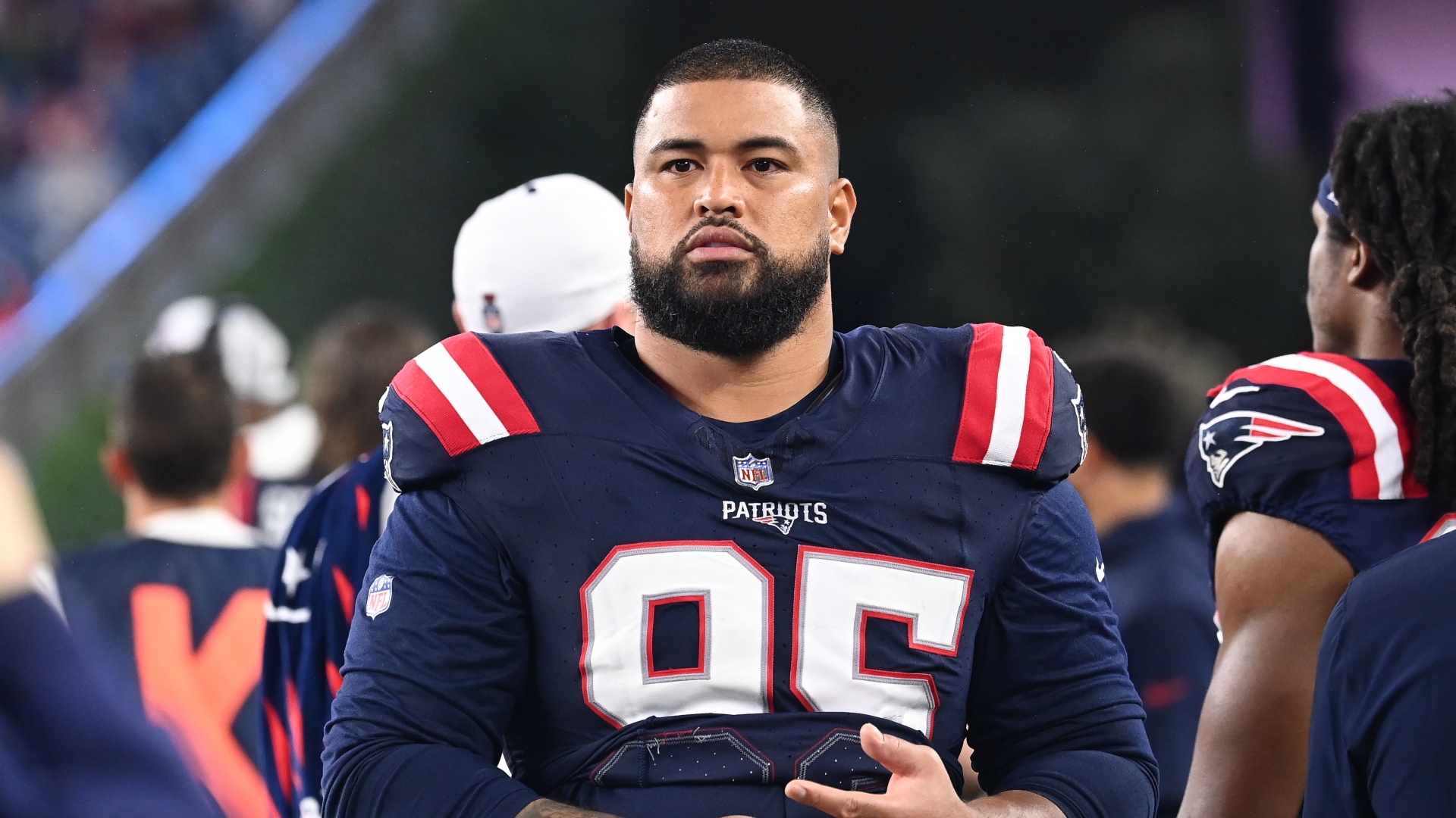 New England Patriots defensive tackle Daniel Ekuale