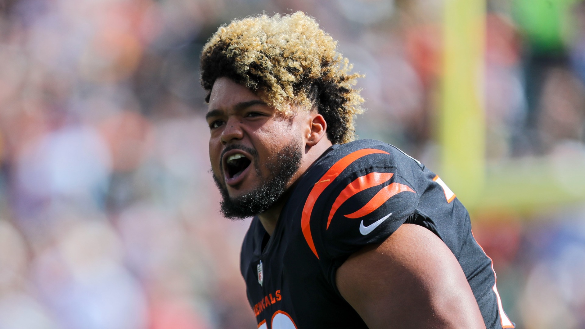 Former Cincinnati Bengals offensive lineman Jackson Carman