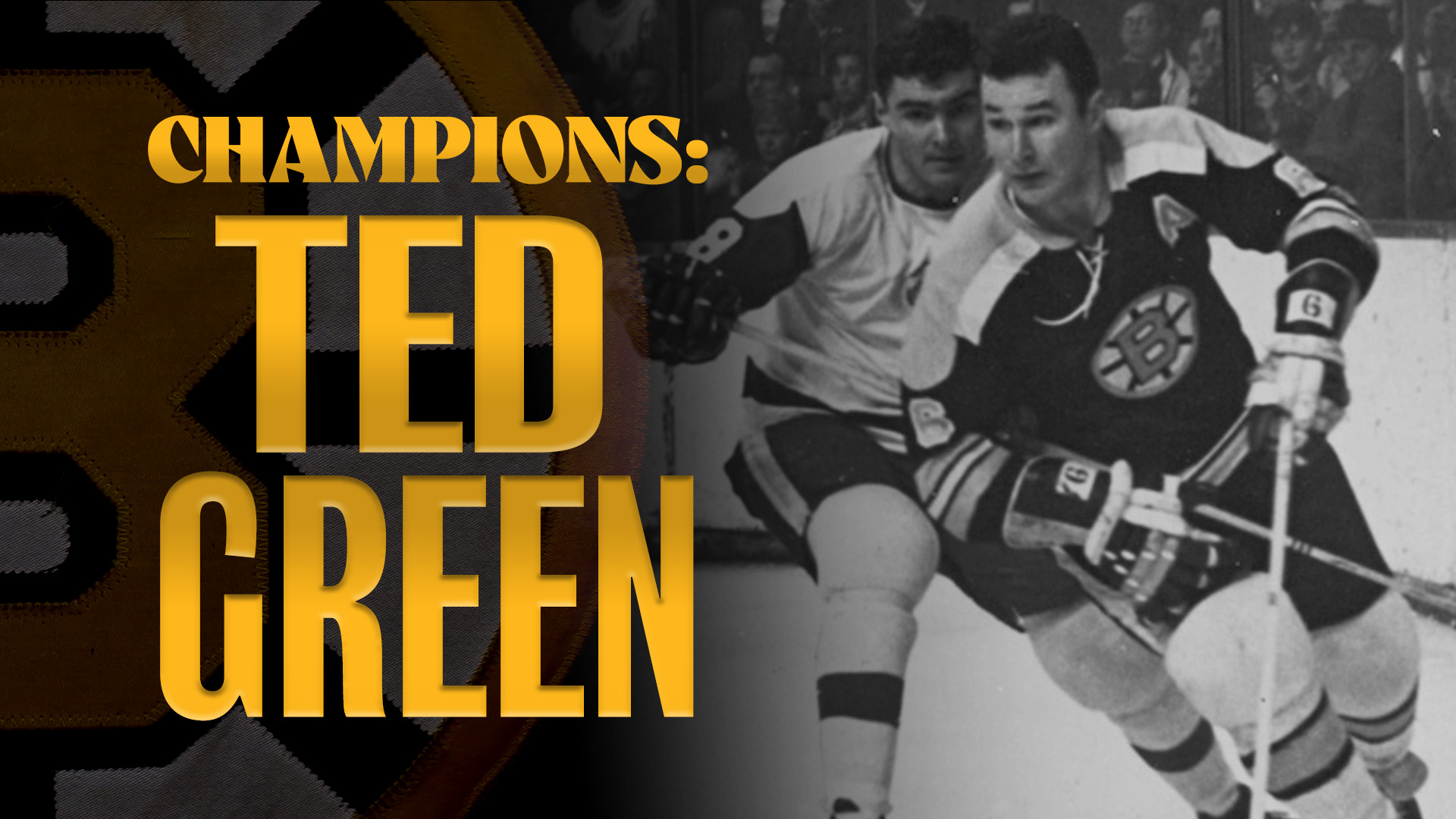 Boston Bruins defenseman Ted Green