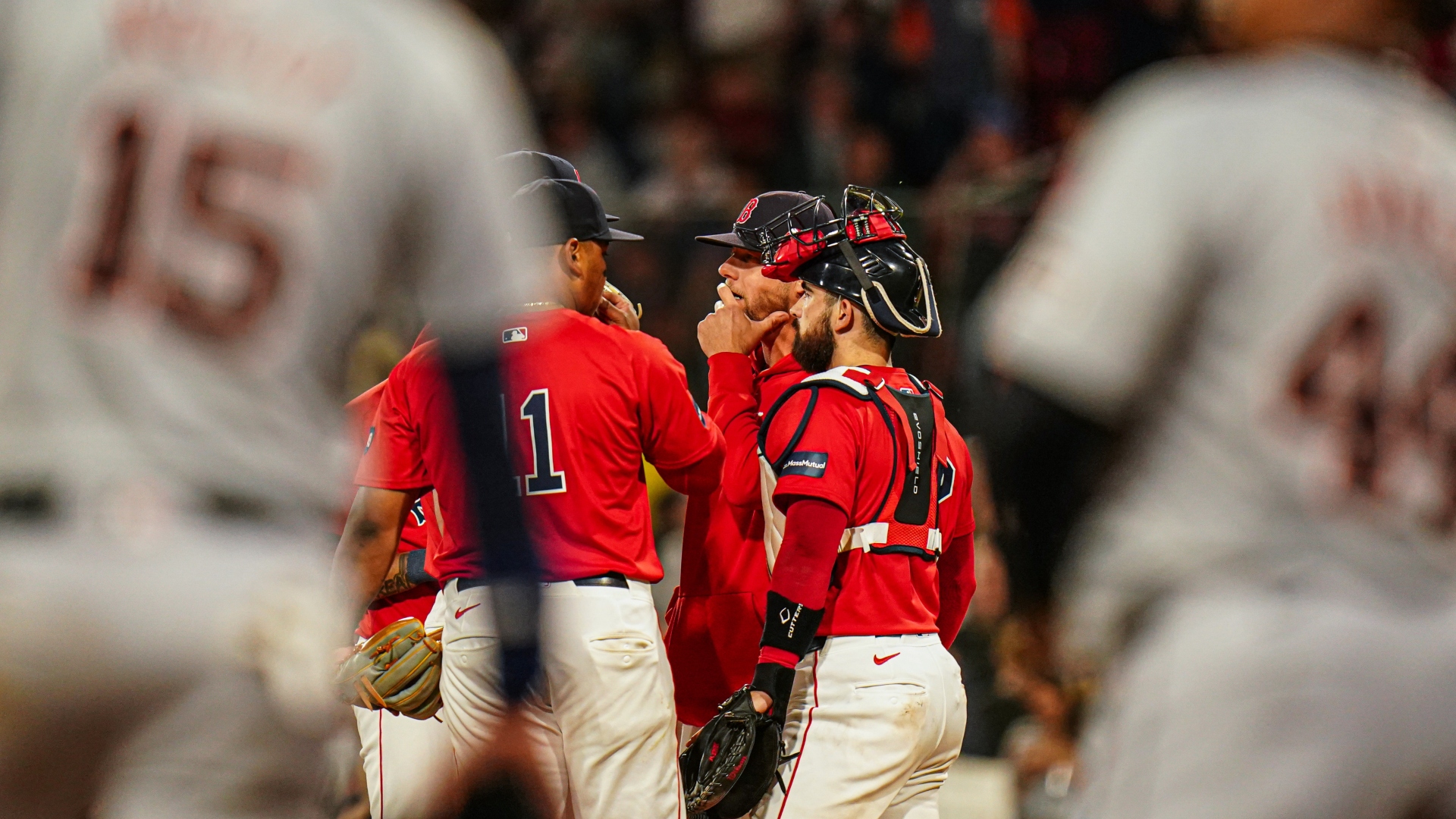 Boston Red Sox pitching coach Andrew Bailey